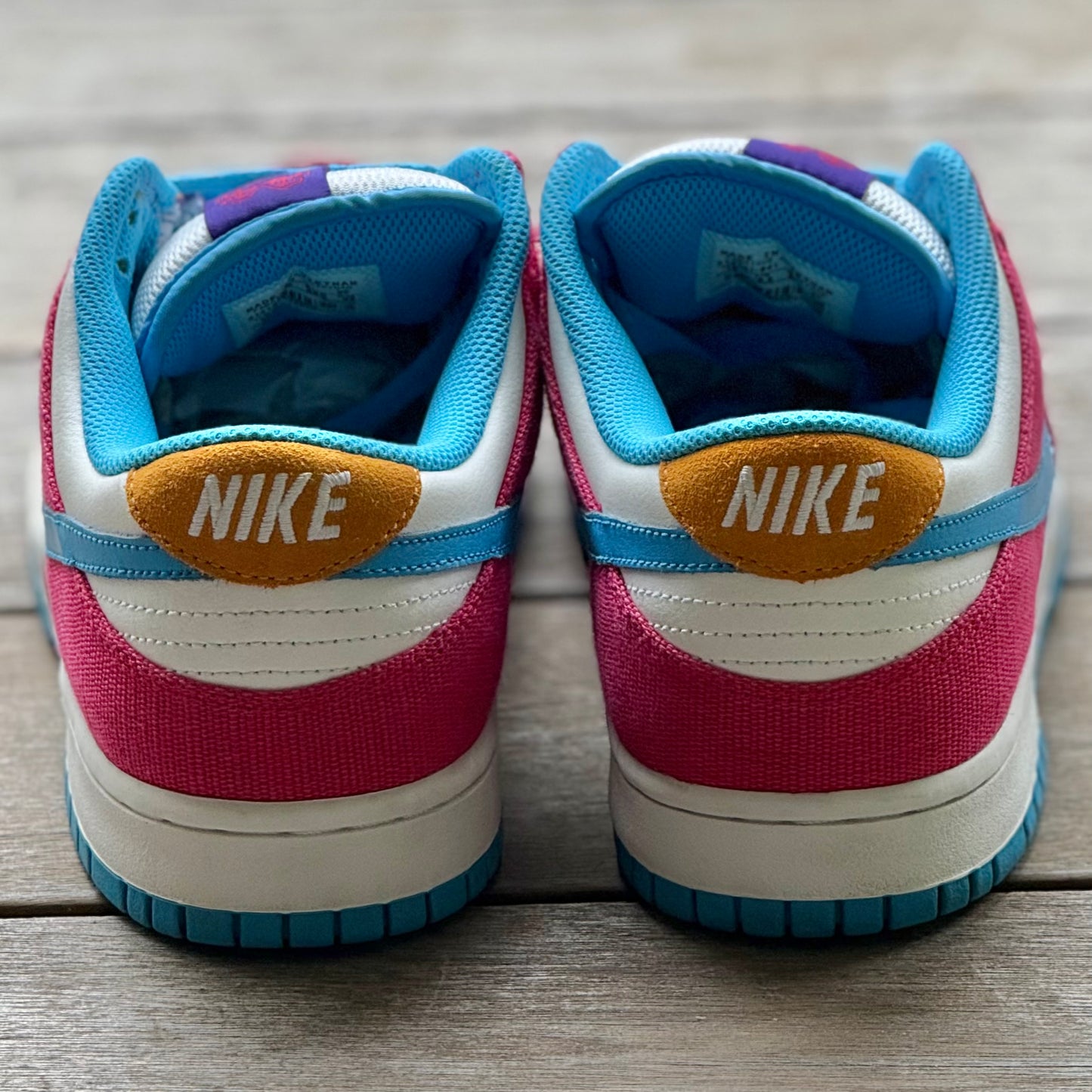 Nike Dunk Low 6.0 Brilliant Magenta Vivid Blue Size 10.5 (WMNS Size 12)