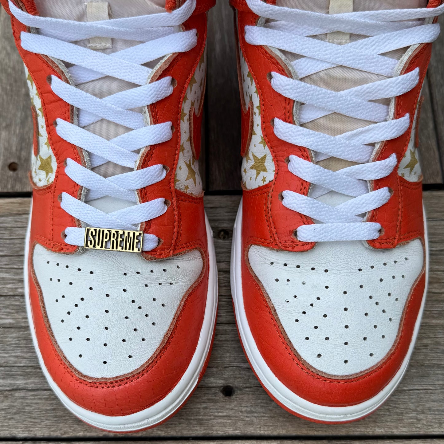 Nike SB Dunk High Orange Supreme Size 9