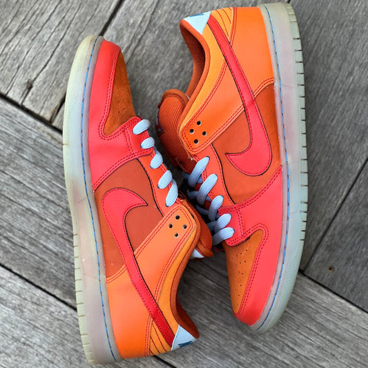 Nike SB Dunk Low Fire & Ice/Gamma Orange Size 10.5