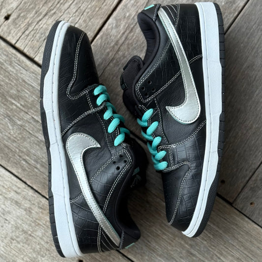 Nike SB Dunk Low Black Diamond Size 10
