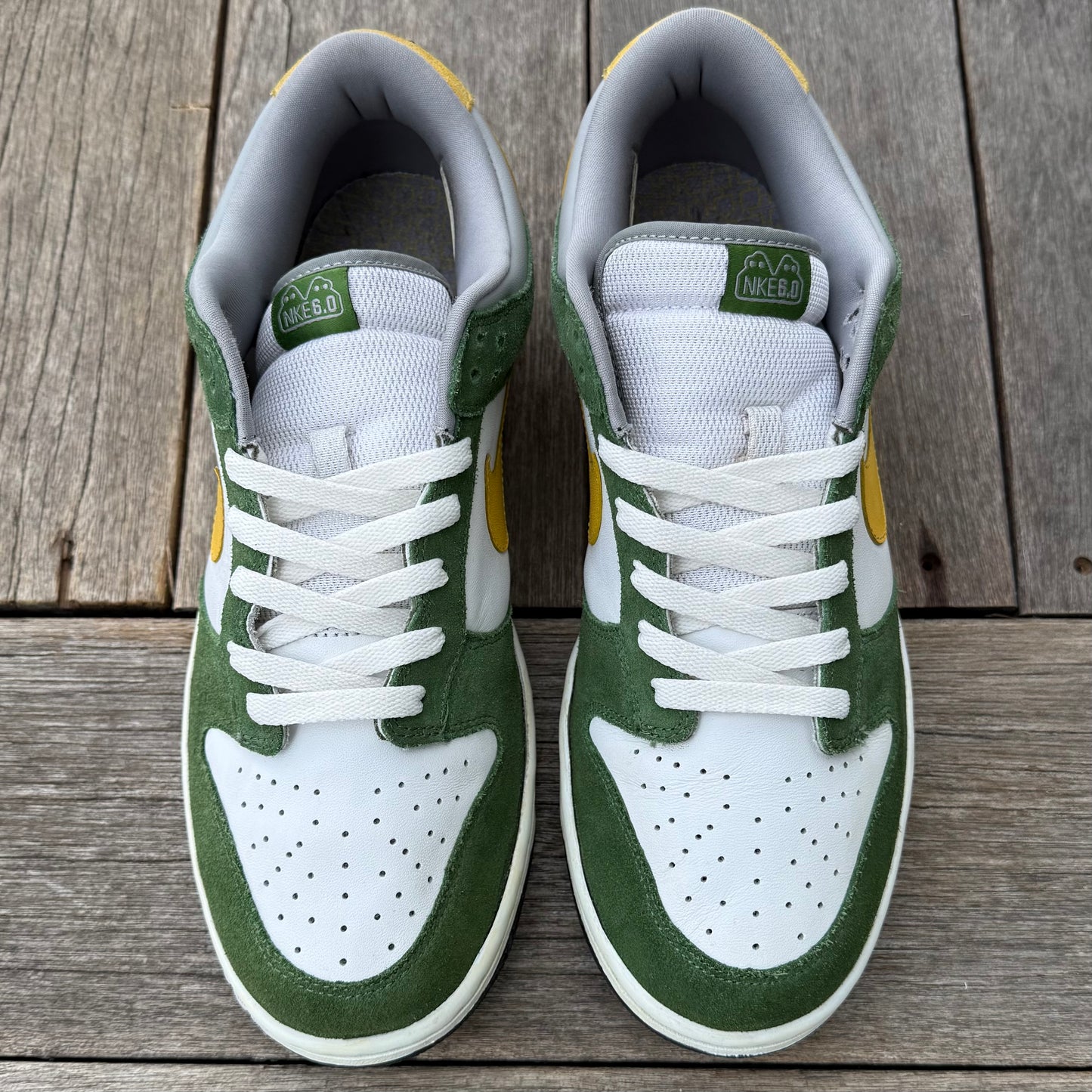 Nike Dunk Low 6.0 Dijon Tree Line Size 10.5