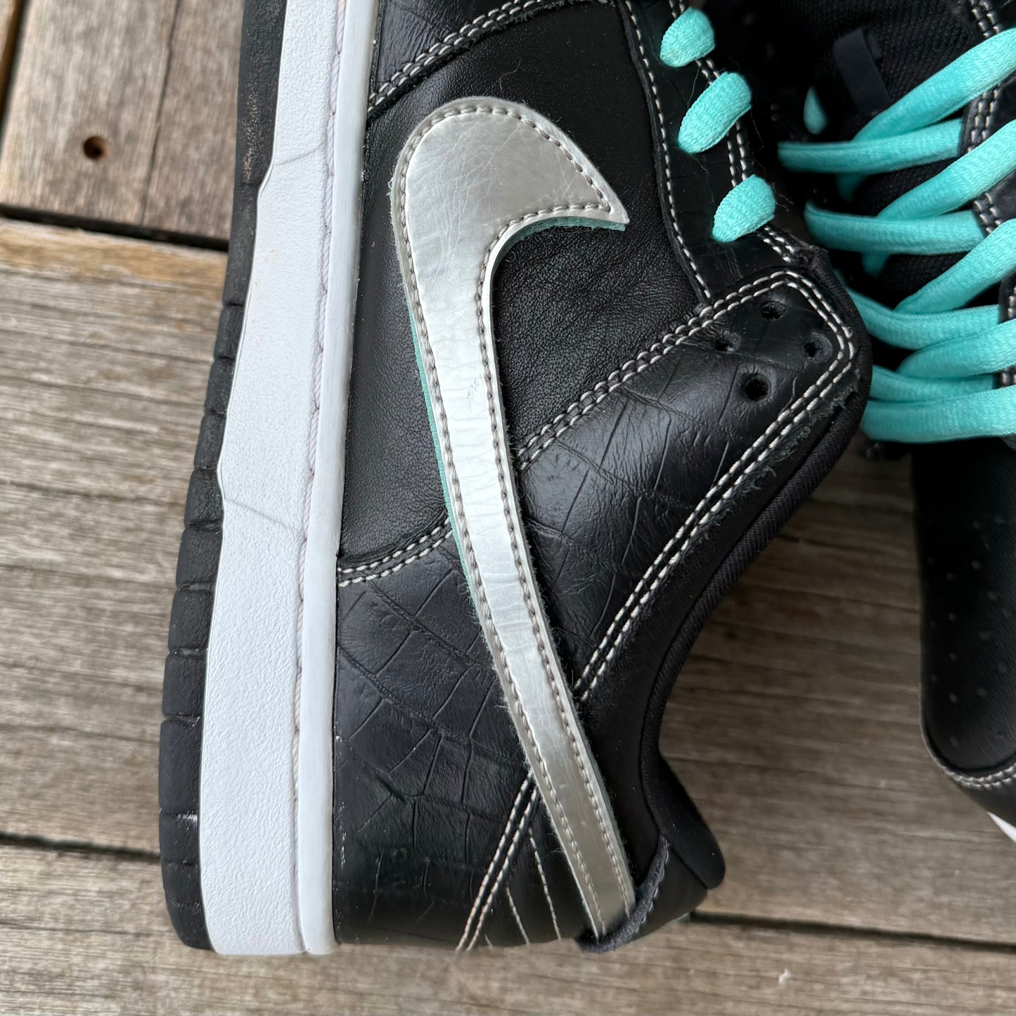 Nike SB Dunk Low Black Diamond Size 10