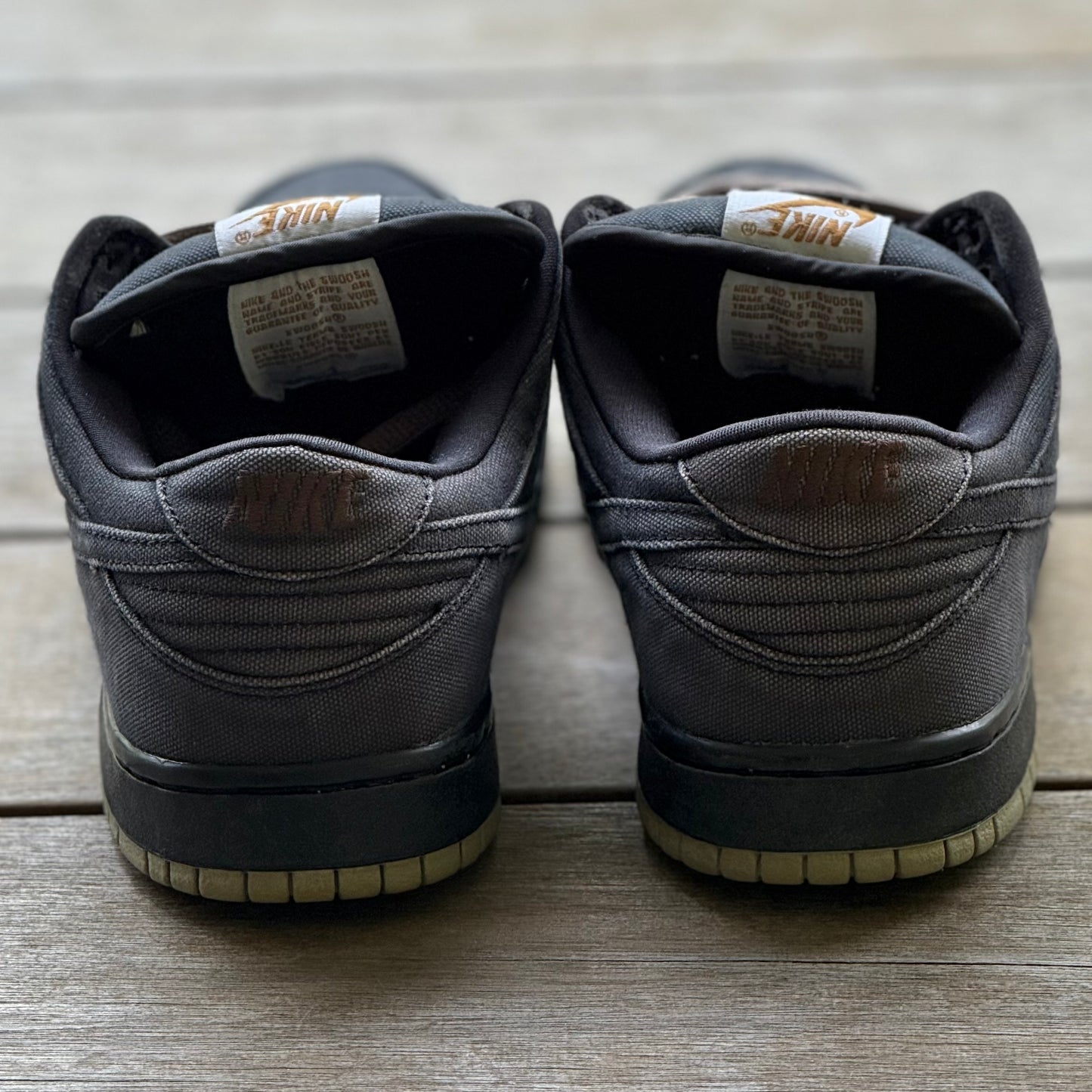 Nike SB Dunk Low Black Carhartt Size 10.5