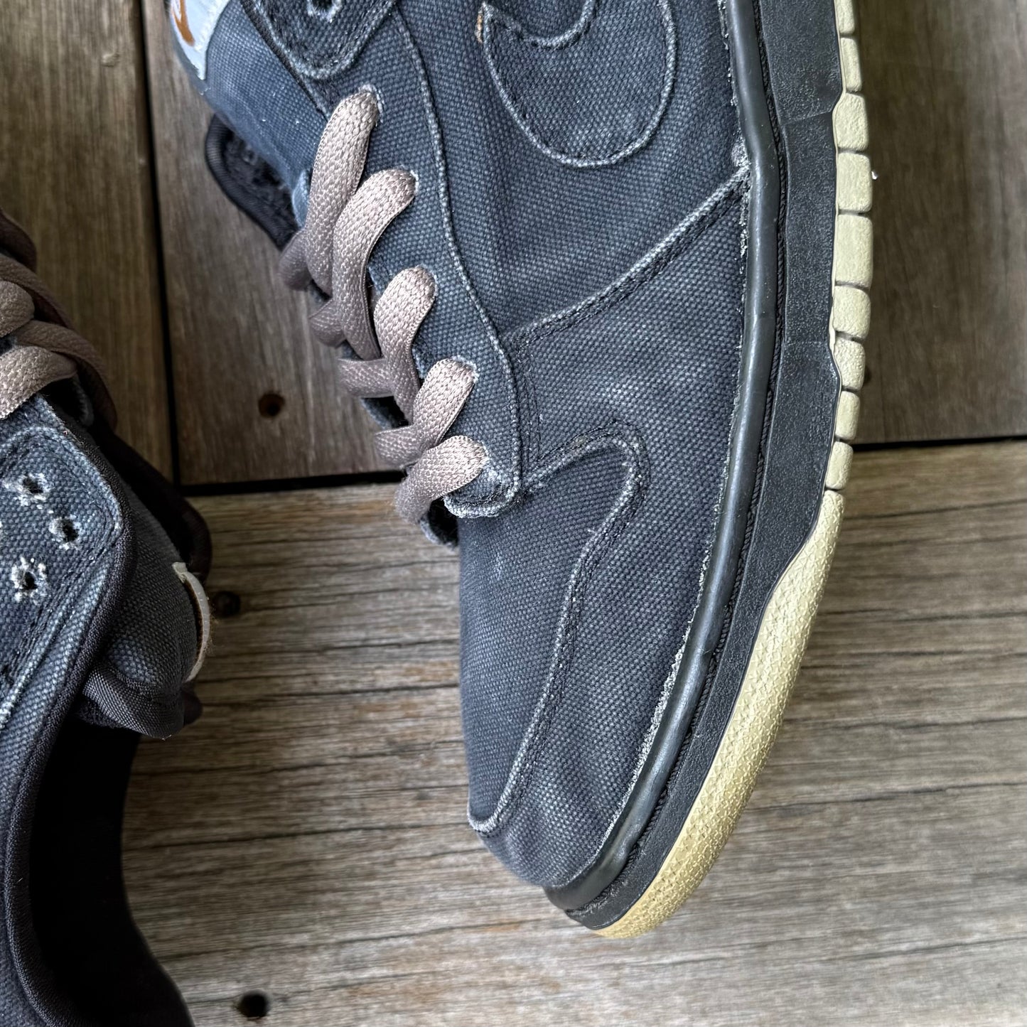 Nike SB Dunk Low Black Carhartt Size 10.5