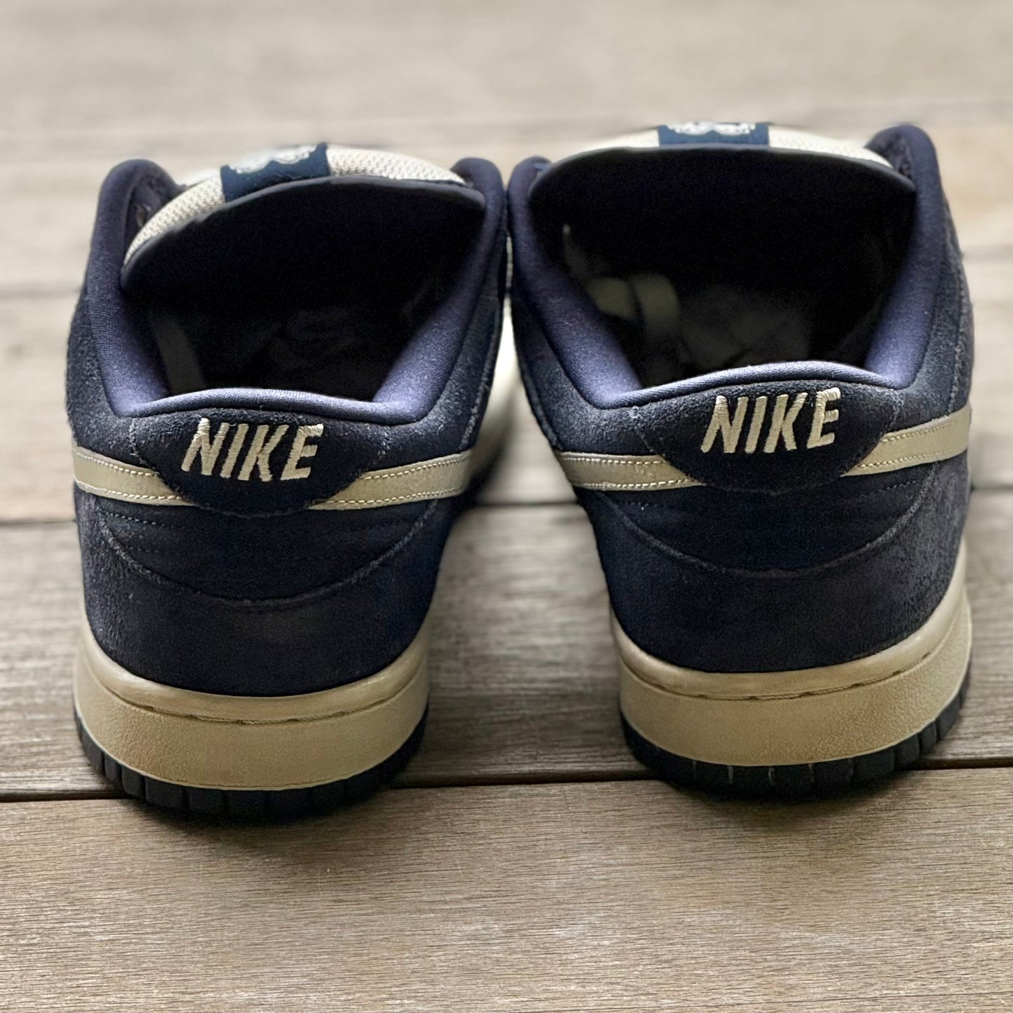 Nike Dunk Low 6.0 Obsidian Navy Light Bone SAMPLE Size 9