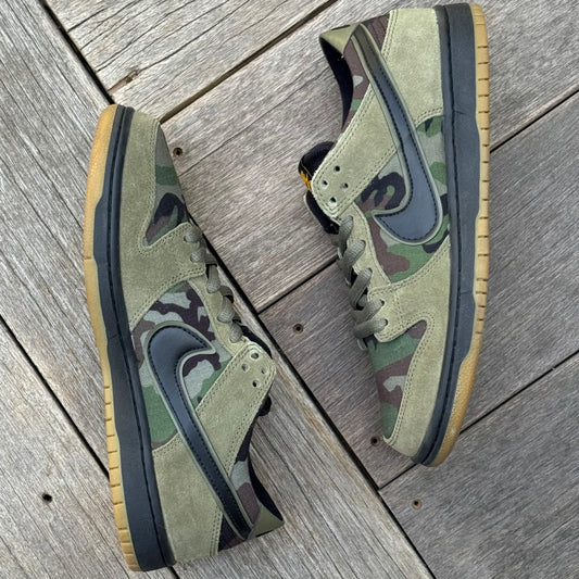 Nike SB Dunk Low Skate Camo Size 9.5