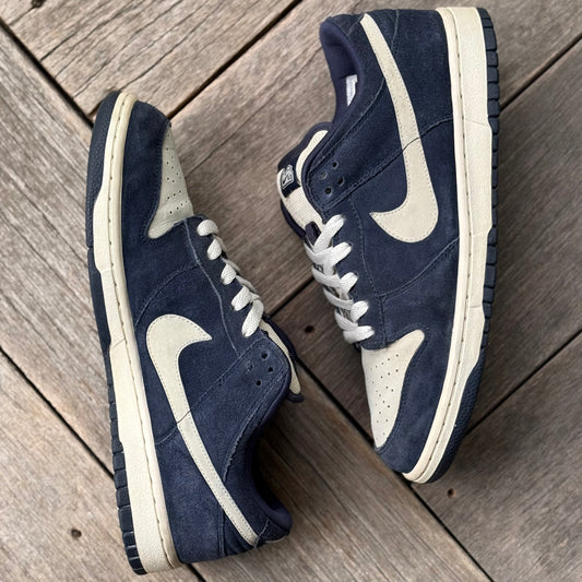 Nike Dunk Low 6.0 Obsidian Navy Light Bone SAMPLE Size 9