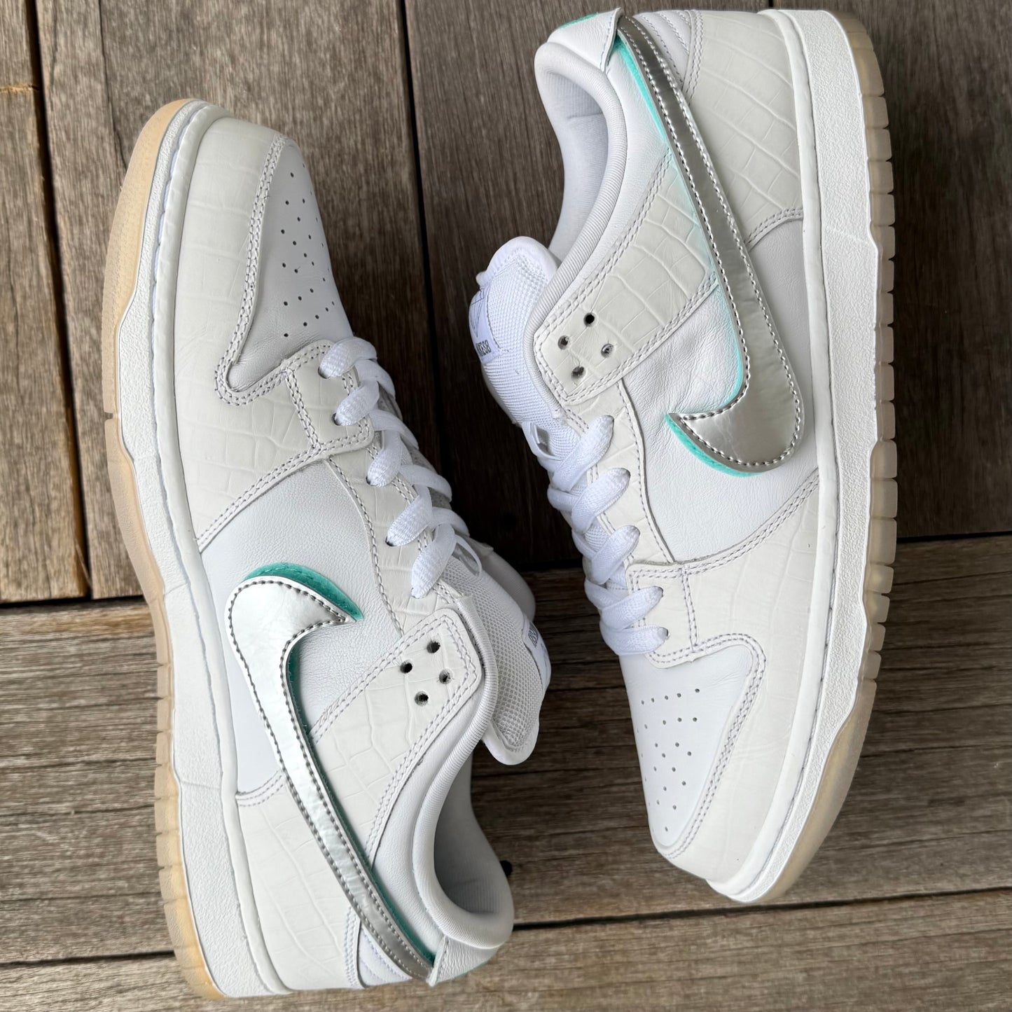 Nike SB Dunk Low White Diamond Size 11