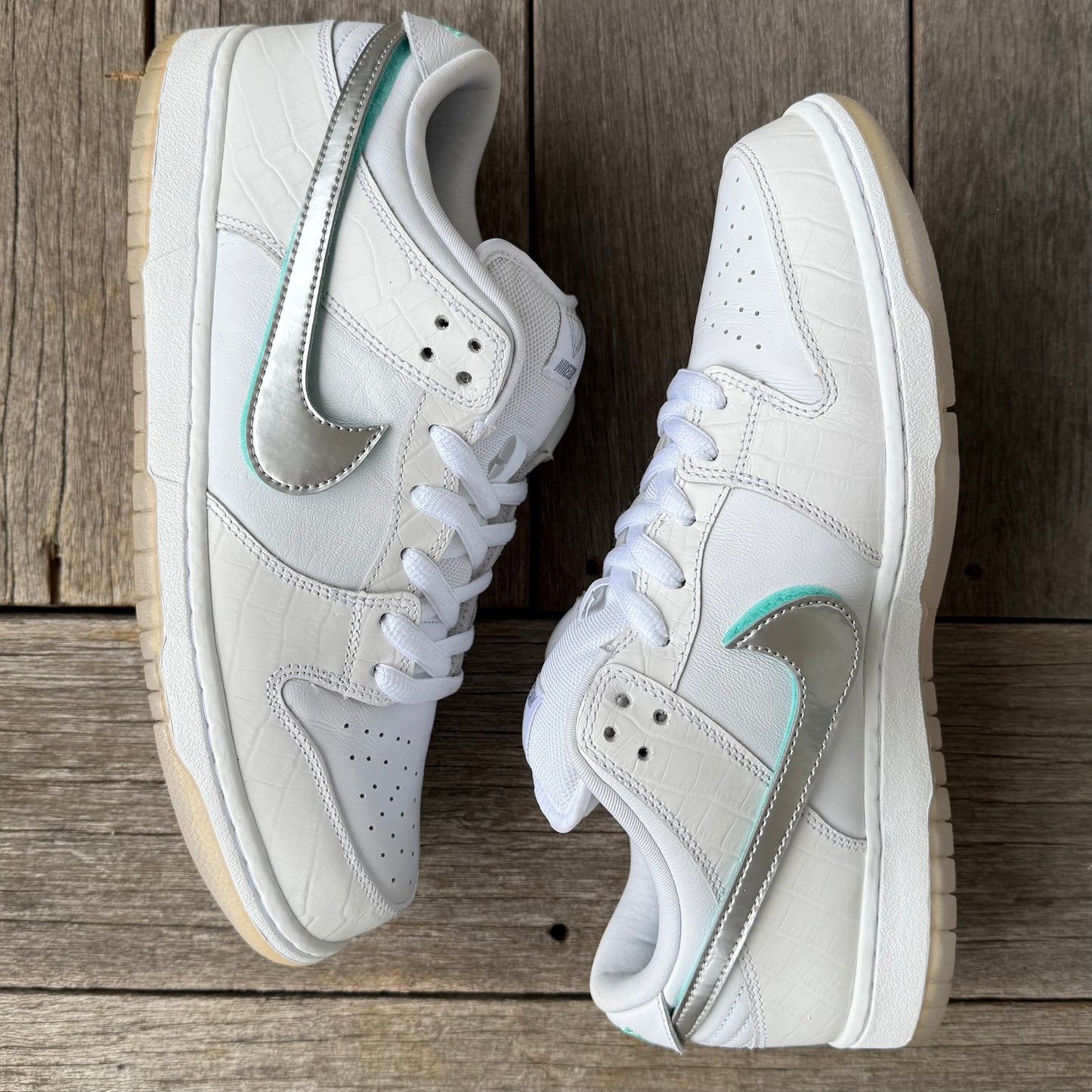 Nike SB Dunk Low White Diamond Size 11