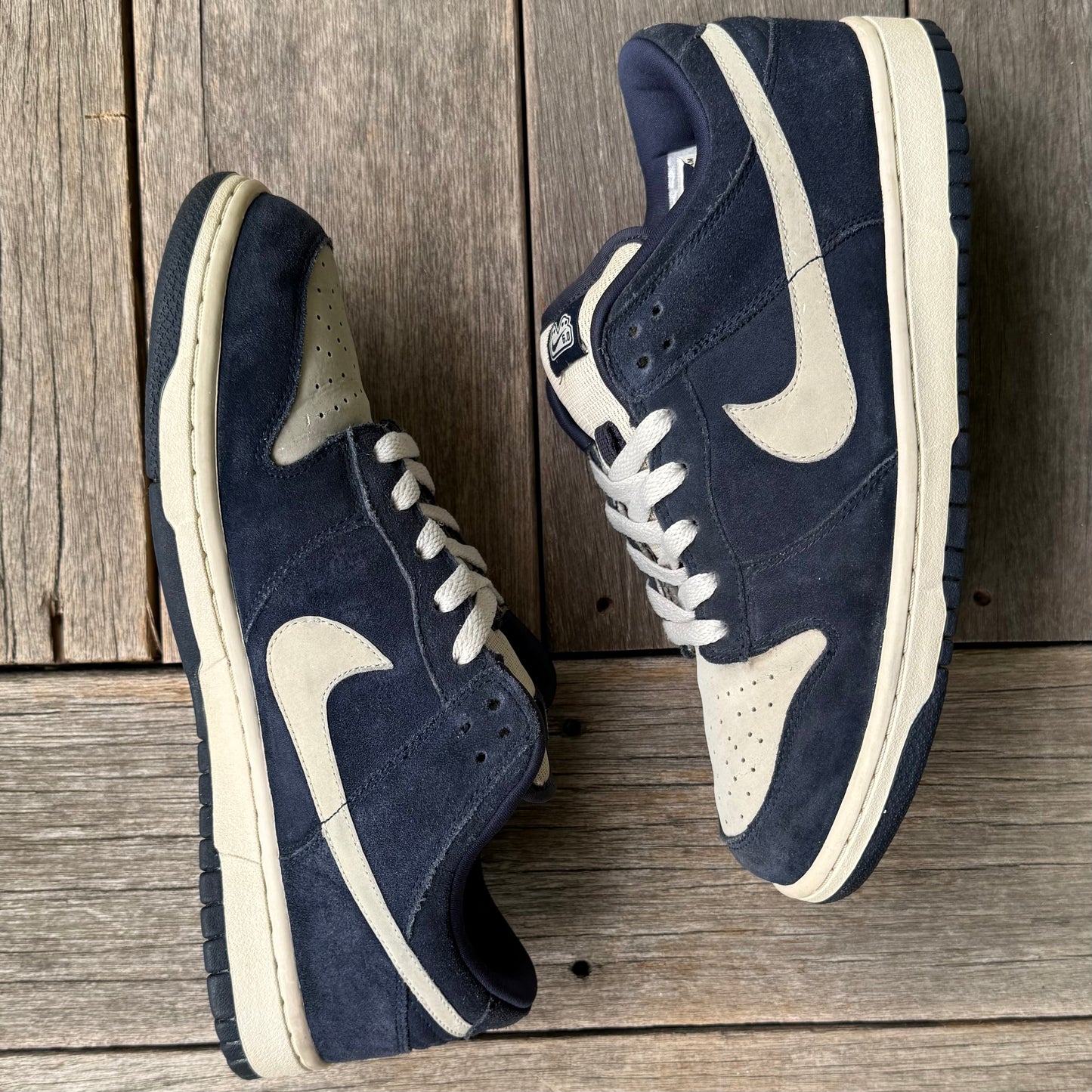 Nike Dunk Low 6.0 Obsidian Navy Light Bone SAMPLE Size 9