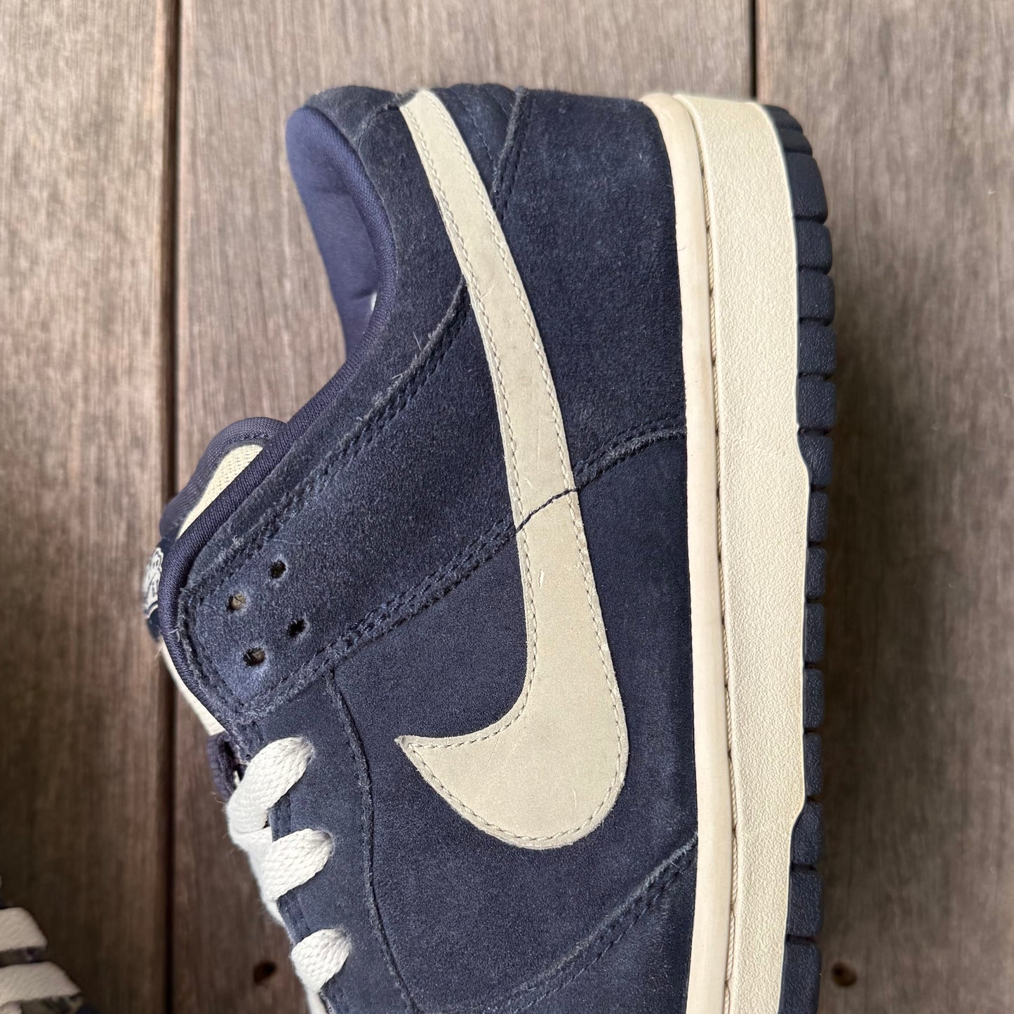 Nike Dunk Low 6.0 Obsidian Navy Light Bone SAMPLE Size 9