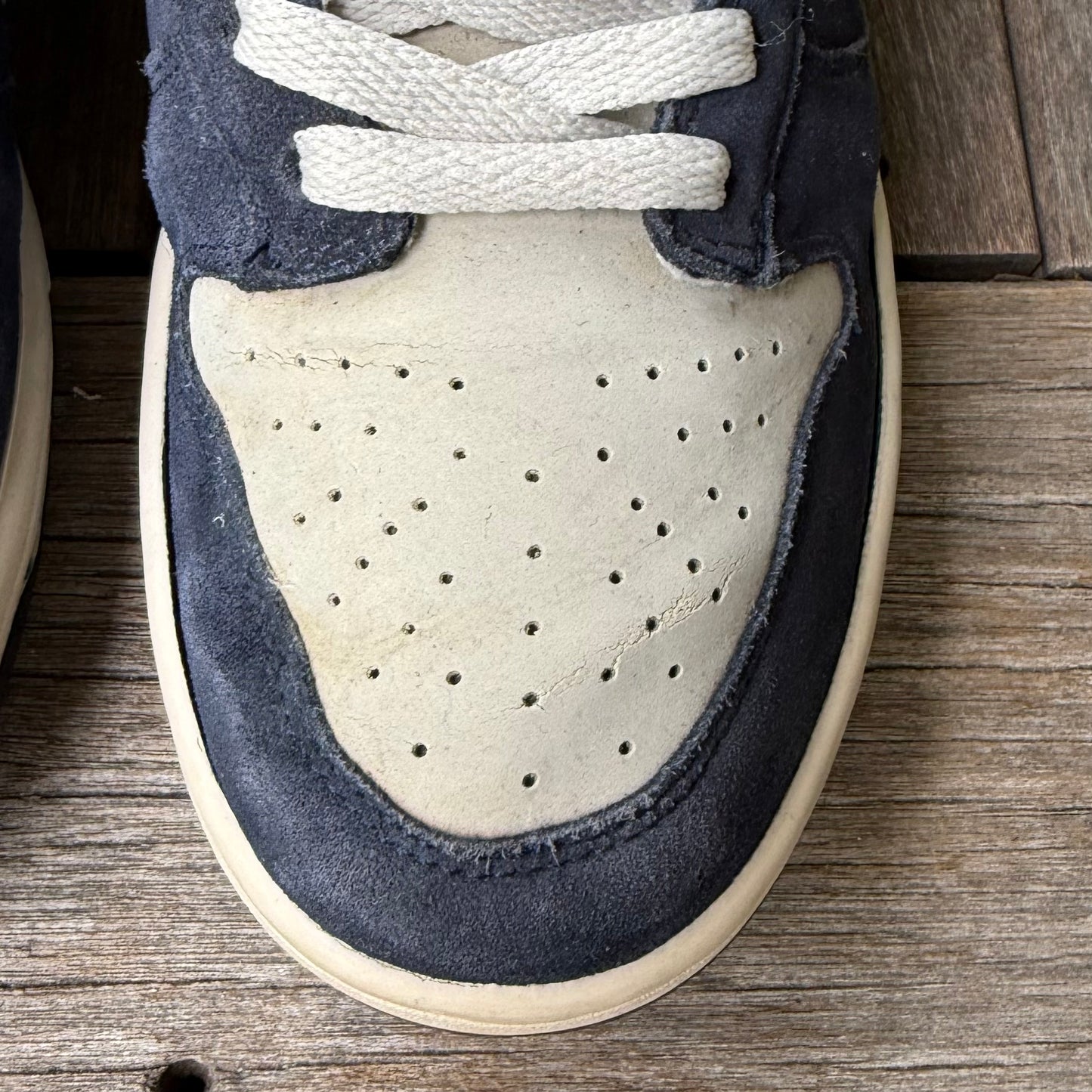 Nike Dunk Low 6.0 Obsidian Navy Light Bone SAMPLE Size 9