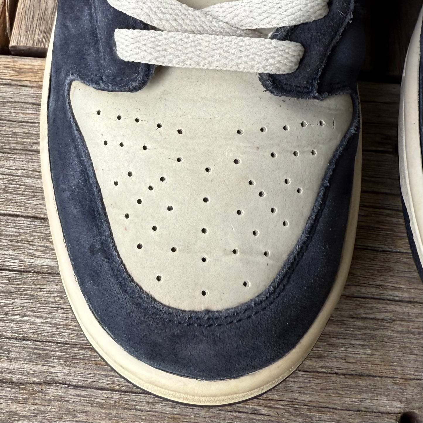 Nike Dunk Low 6.0 Obsidian Navy Light Bone SAMPLE Size 9