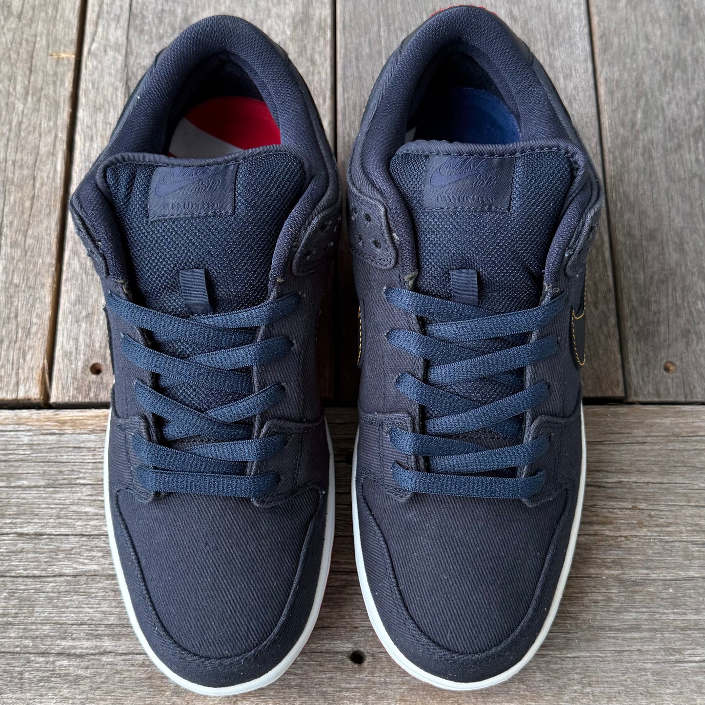 Nike SB Dunk Low Blue Levi’s SAMPLE Size 9.5