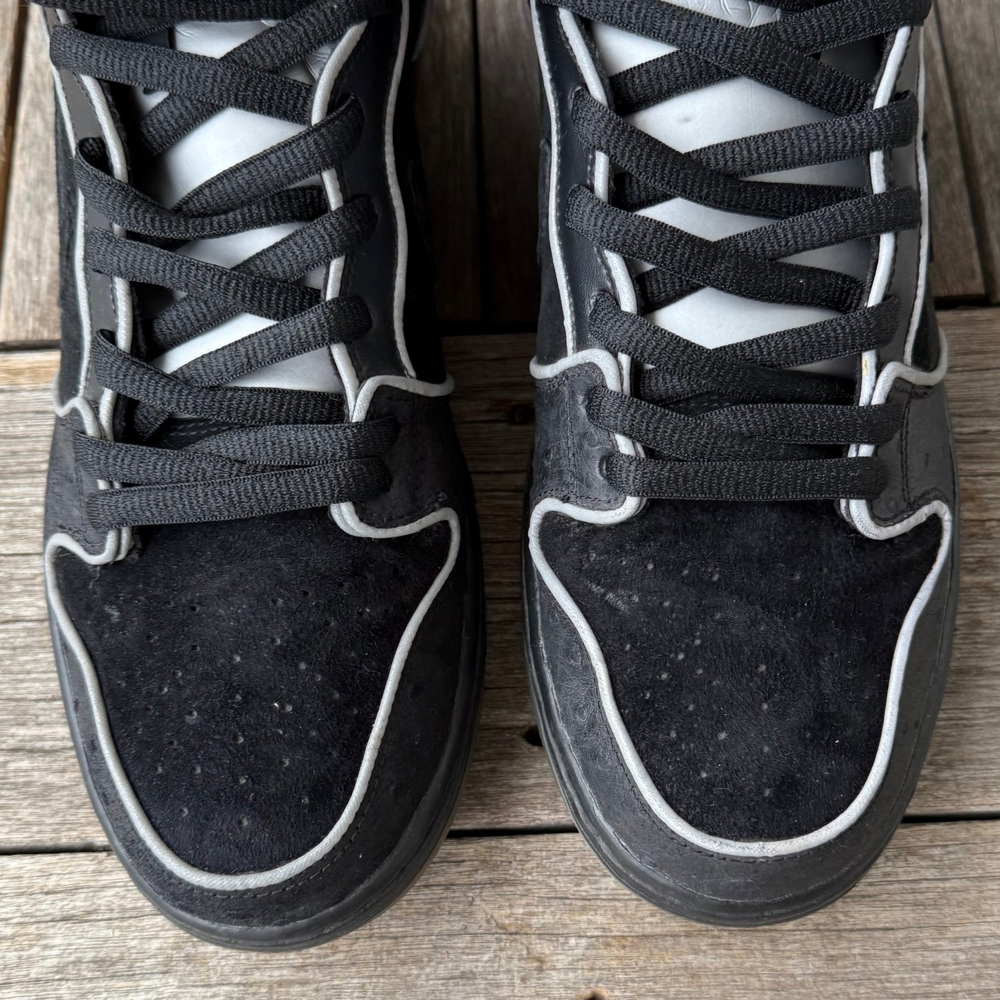 Nike SB Dunk High Black/Purple Box Size 12