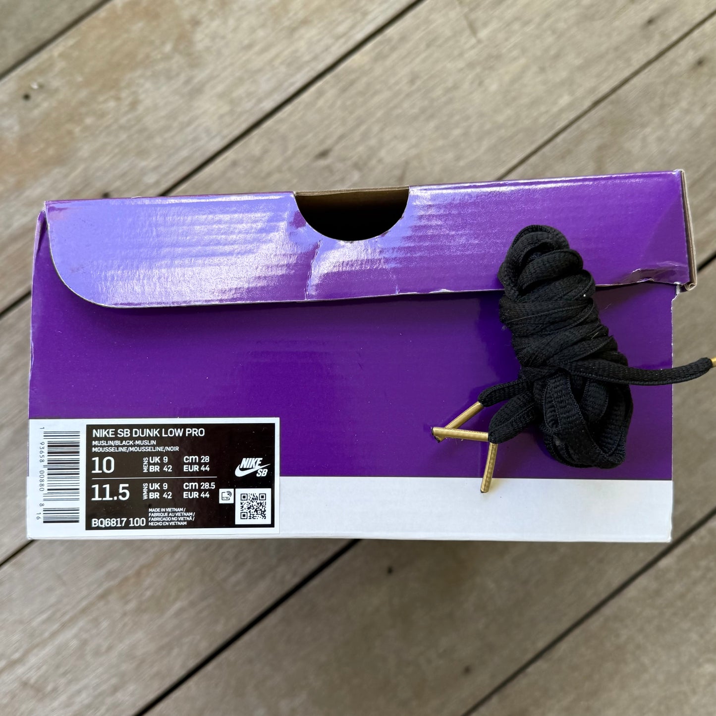 Nike SB Dunk Low Hennessy Muslin Size 10