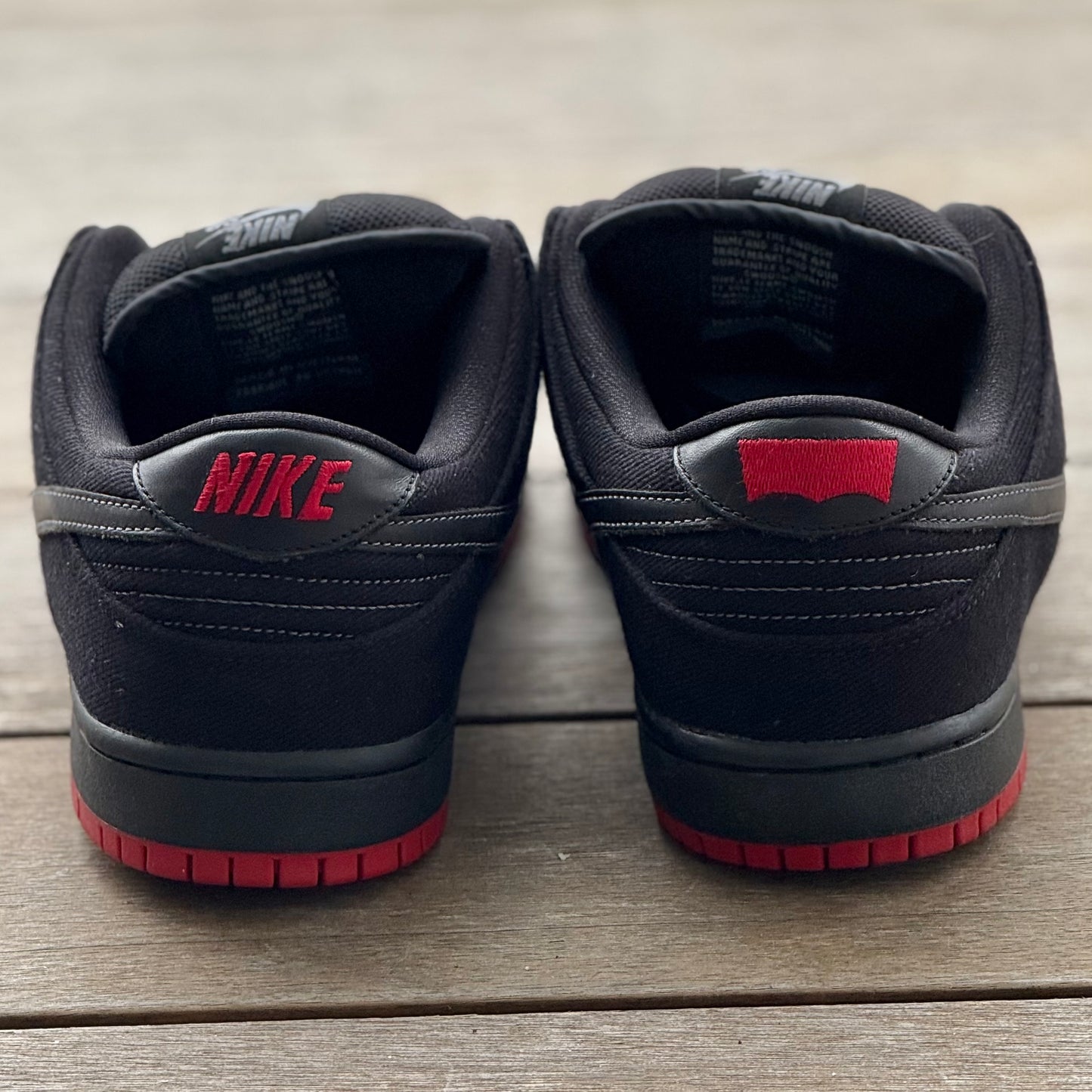 Nike SB Dunk Low Black Levi’s Size 10.5