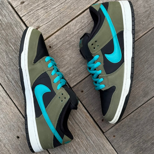Nike SB Dunk Low Medium Olive Turbo Size 10.5