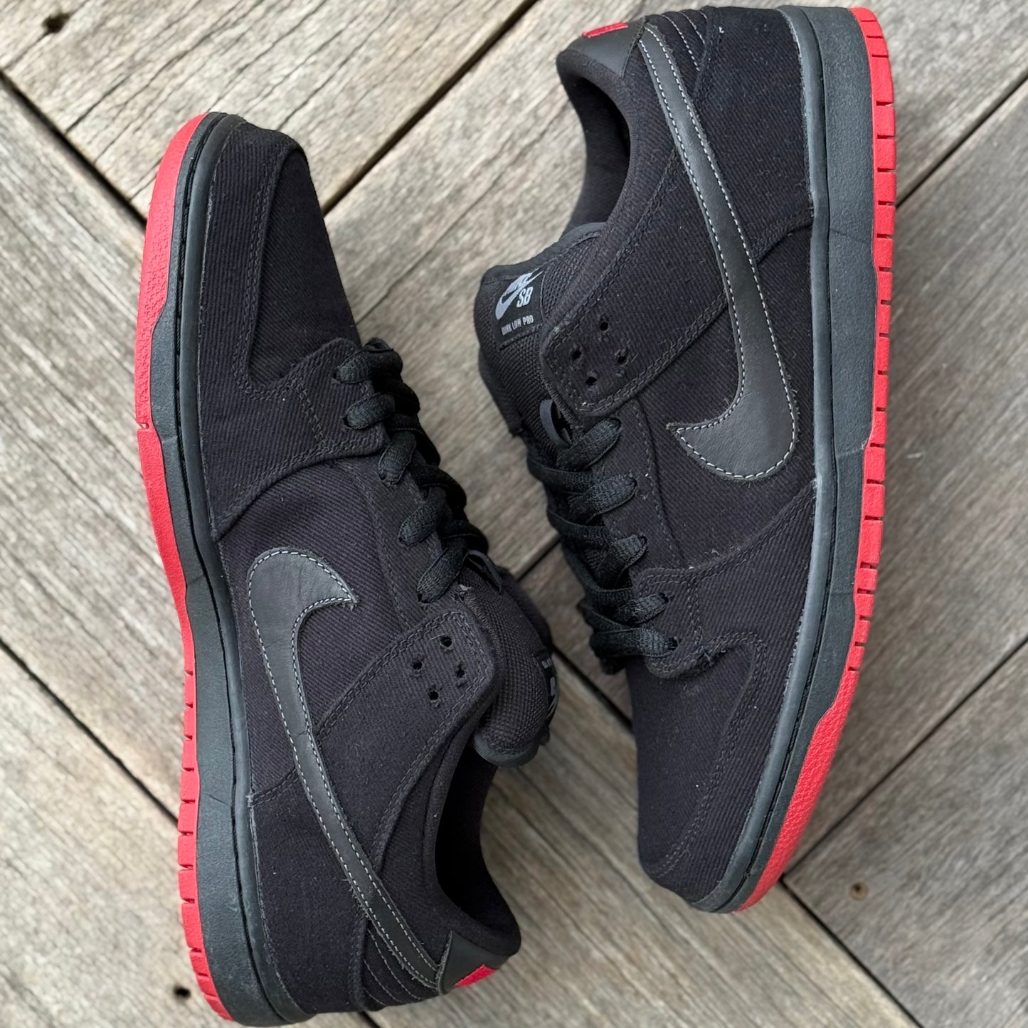Nike SB Dunk Low Black Levi’s Size 10.5