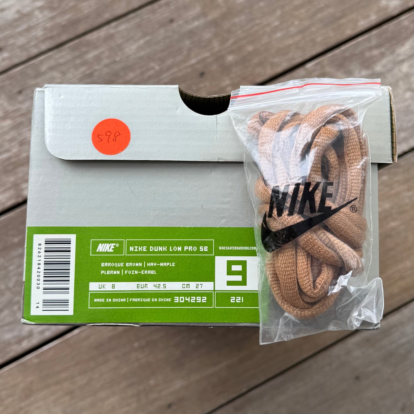 Nike SB Dunk Low Brown Pack Size 9