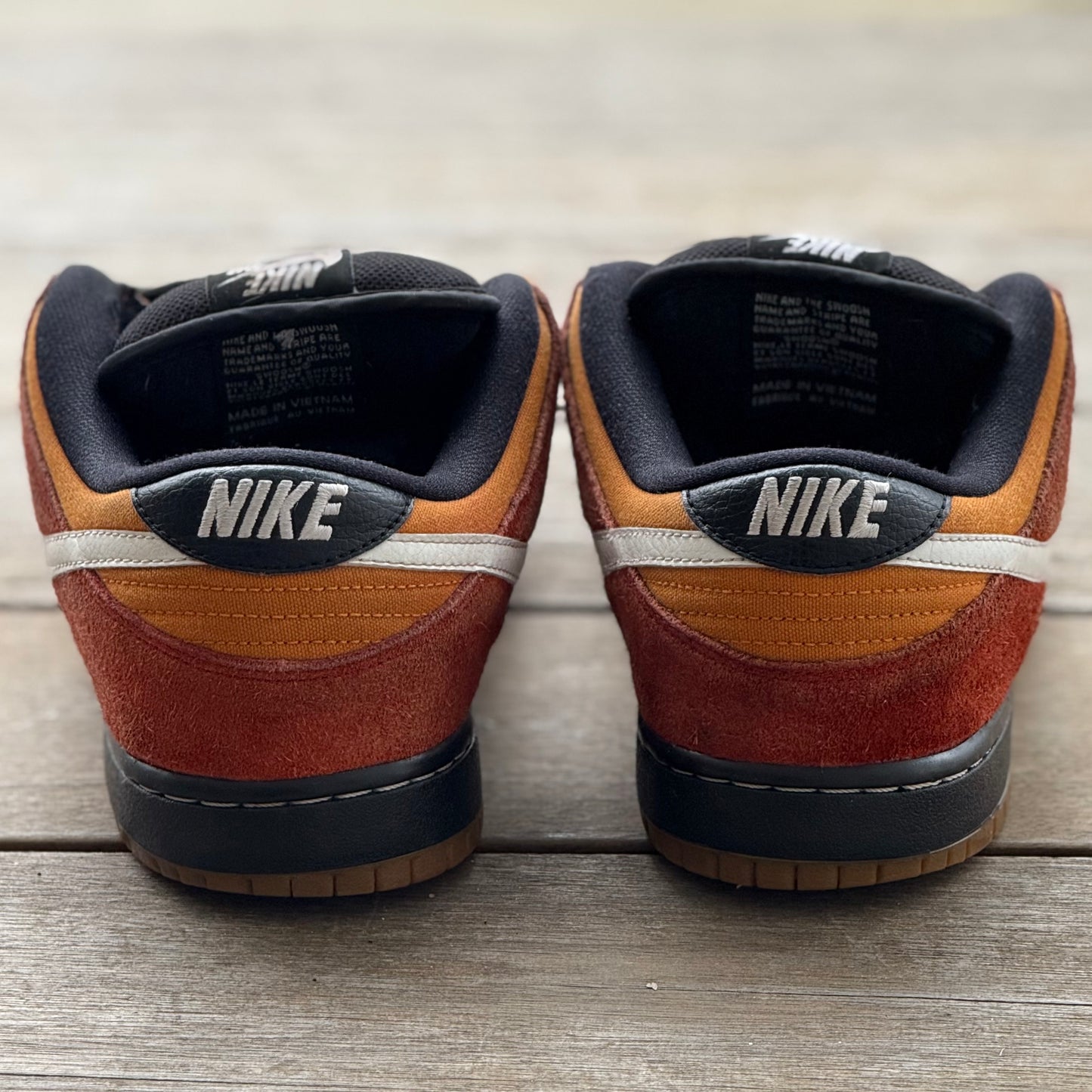 Nike SB Dunk Low Cinnabar Reverse RayGun Size 9.5