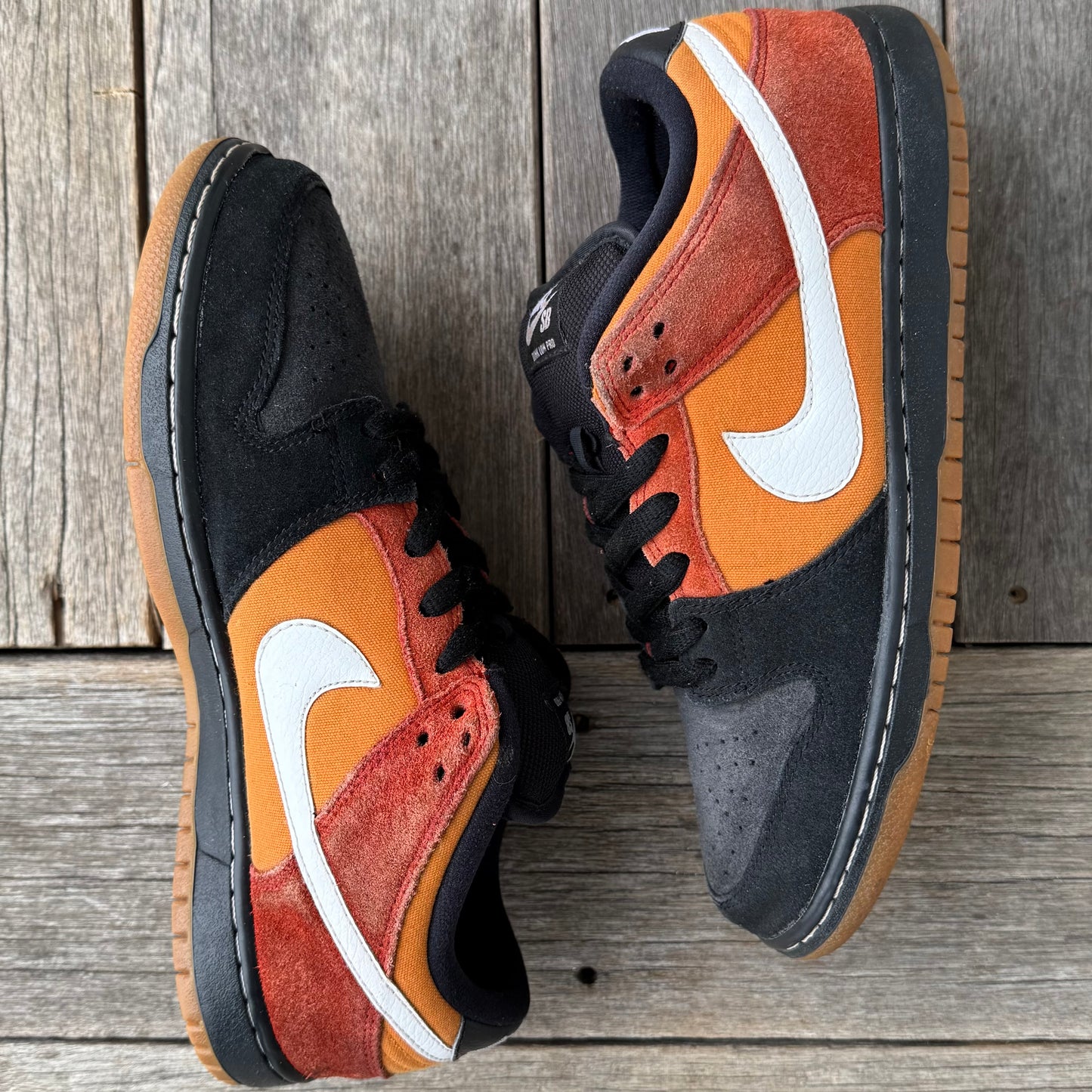 Nike SB Dunk Low Cinnabar Reverse RayGun Size 9.5