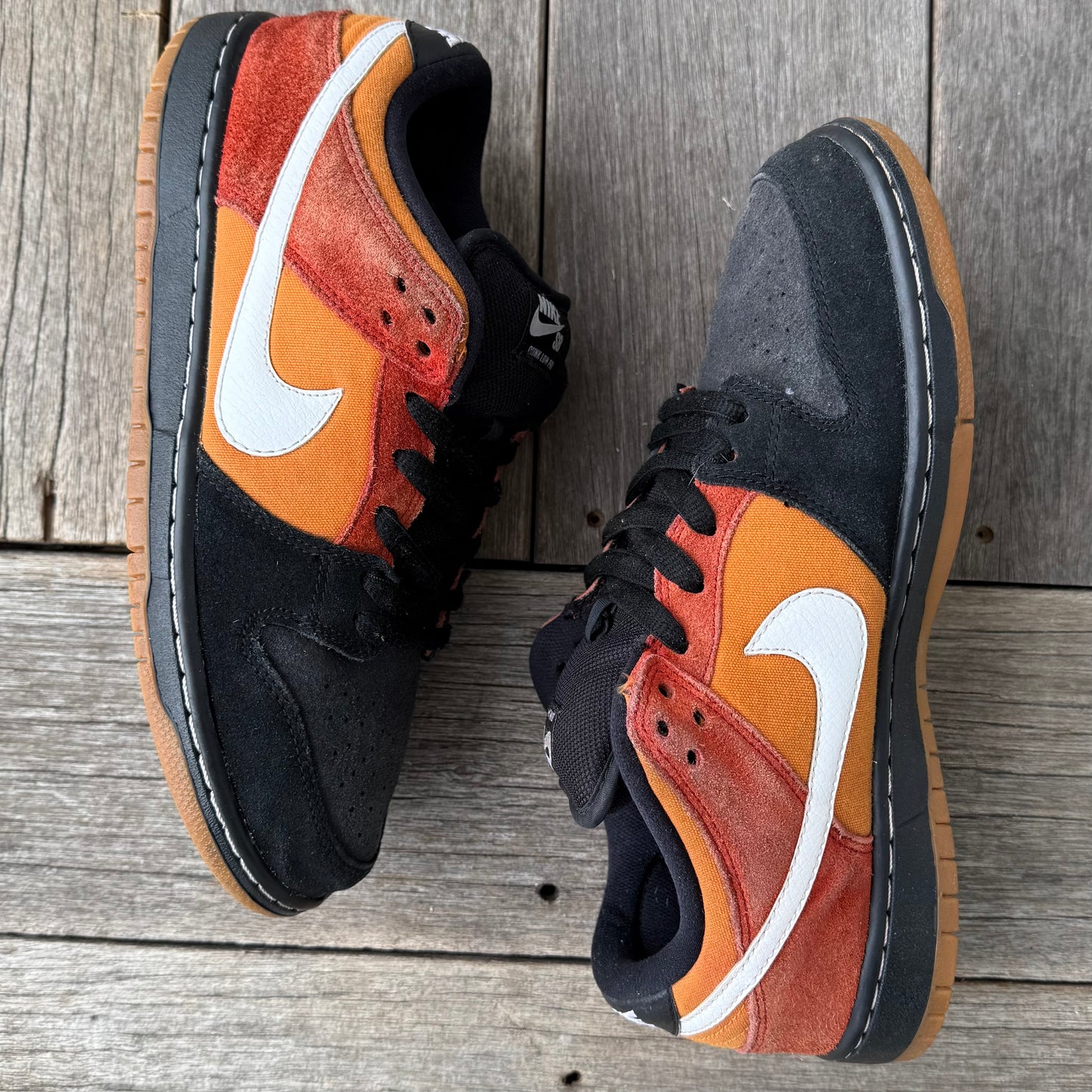 Nike SB Dunk Low Cinnabar Reverse RayGun Size 9.5