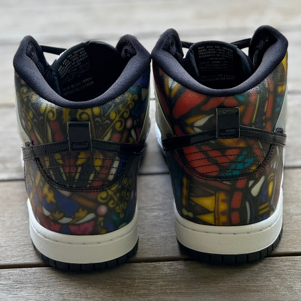 Nike SB Dunk High Concepts Stained Glass Special Box Size 9.5