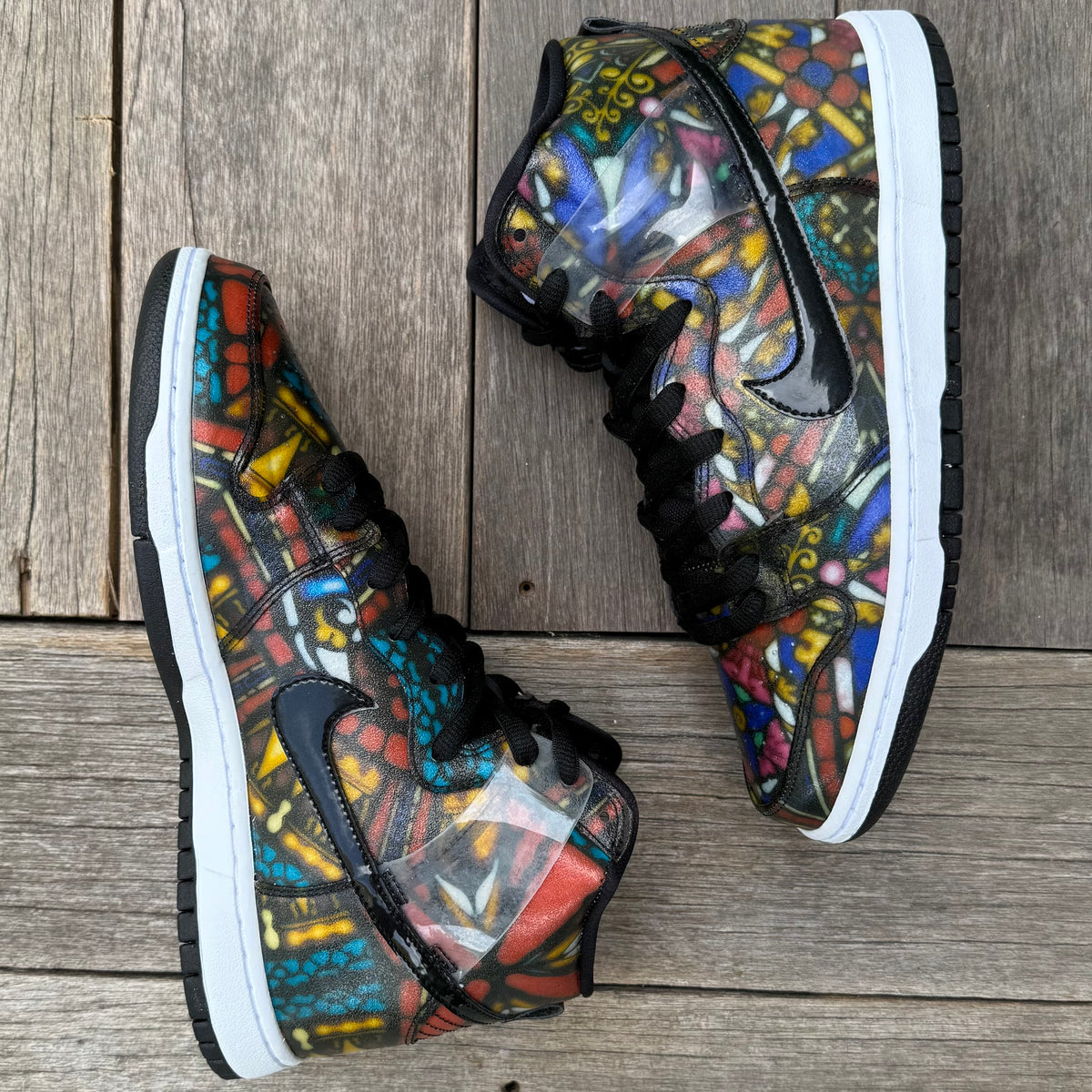 Nike SB Dunk High Concepts Stained Glass Special Box Size 9.5