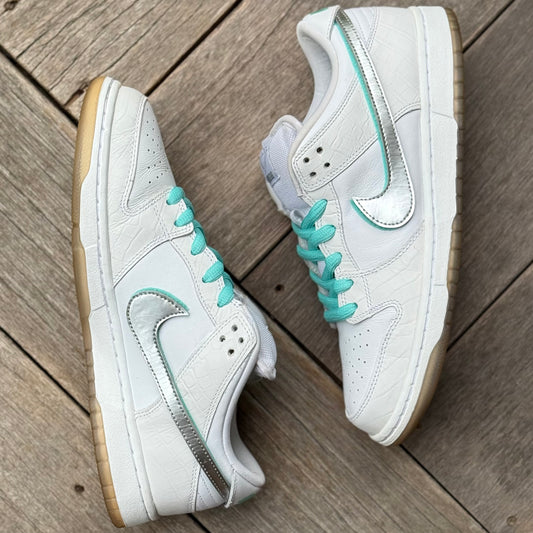 Nike SB Dunk Low White Diamond Size 10