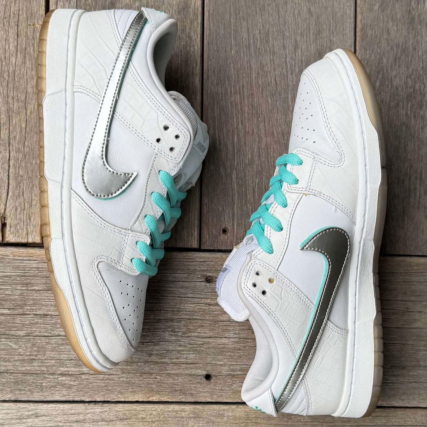 Nike SB Dunk Low White Diamond Size 10