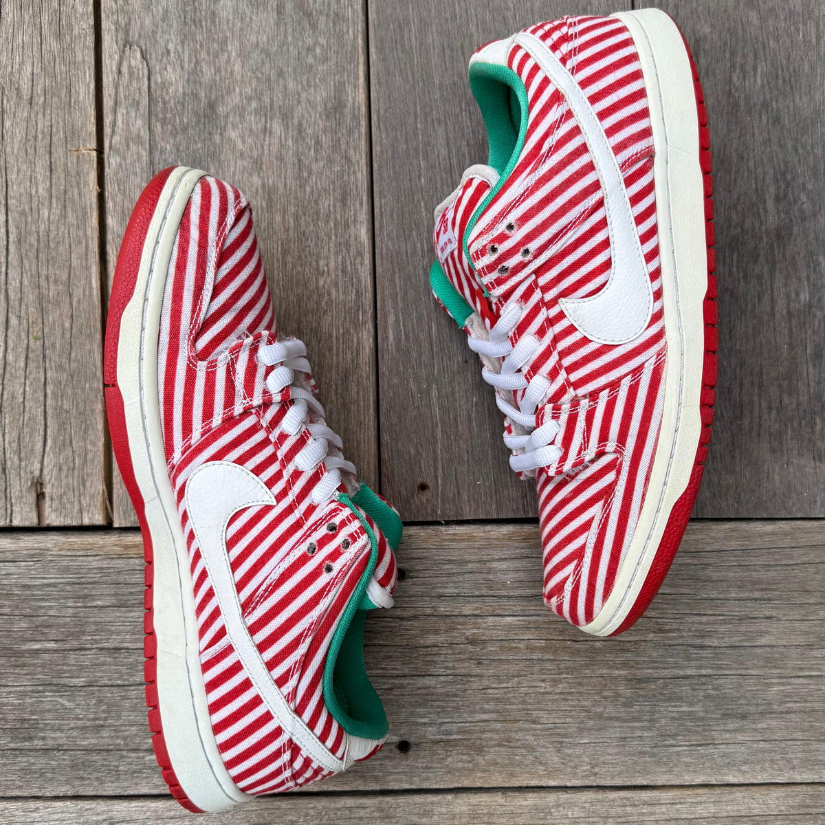 Nike SB Dunk Low Candy Cane Size 10