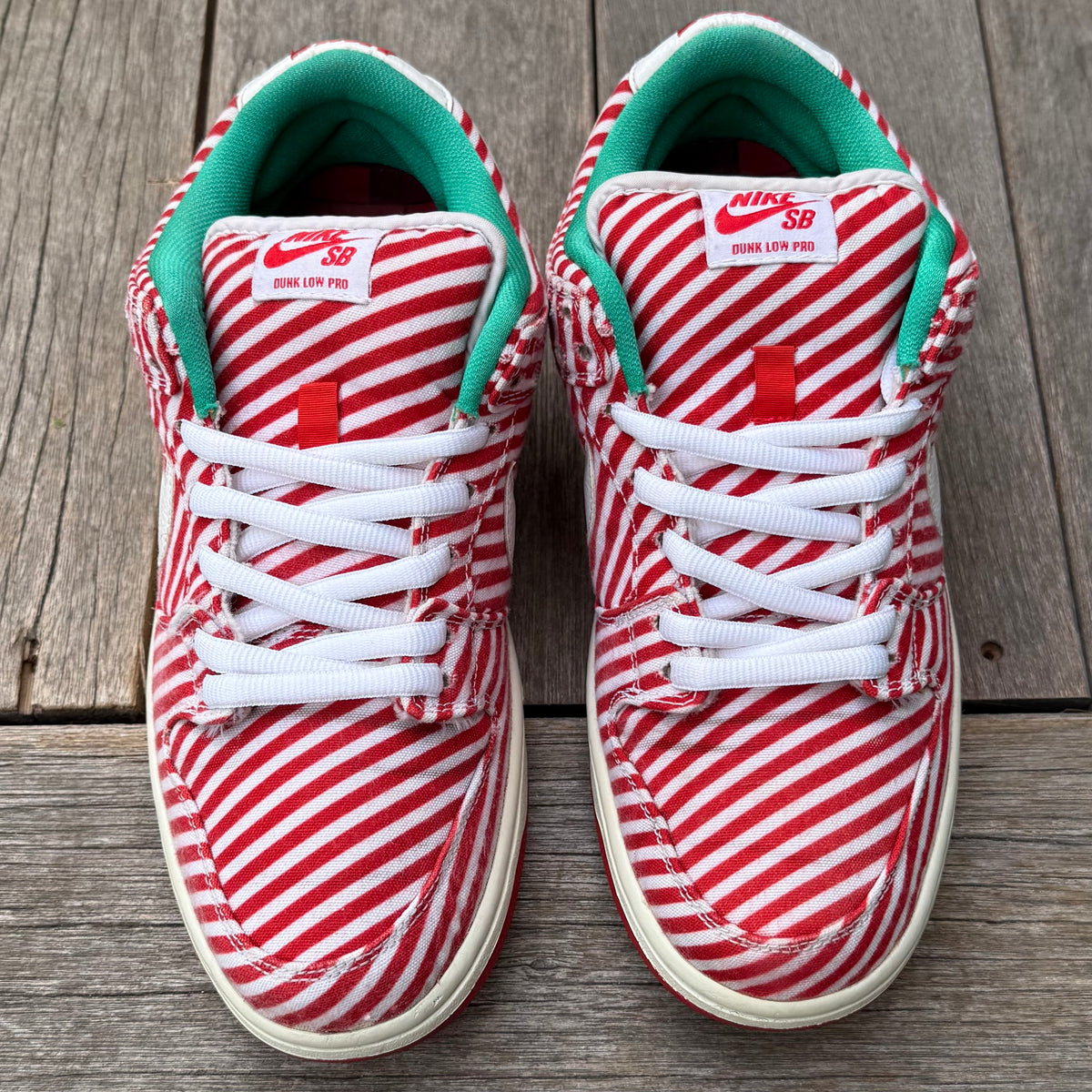 Nike SB Dunk Low Candy Cane Size 10