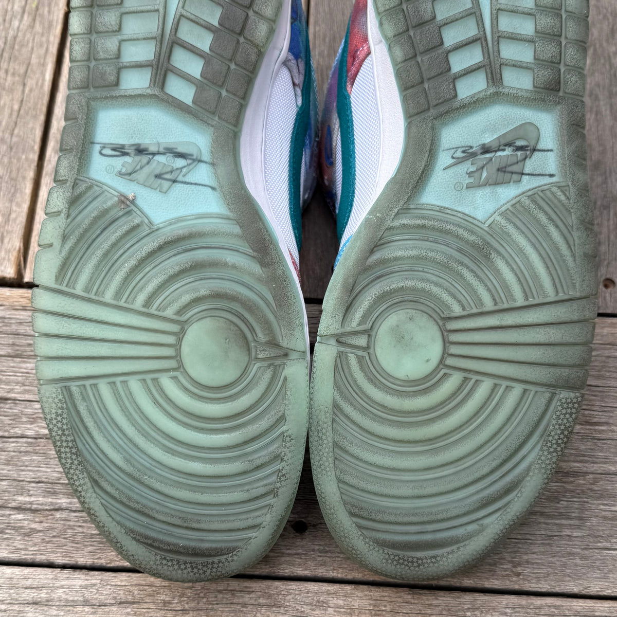 Nike SB Dunk Low Futura White Geode Teal Size 12