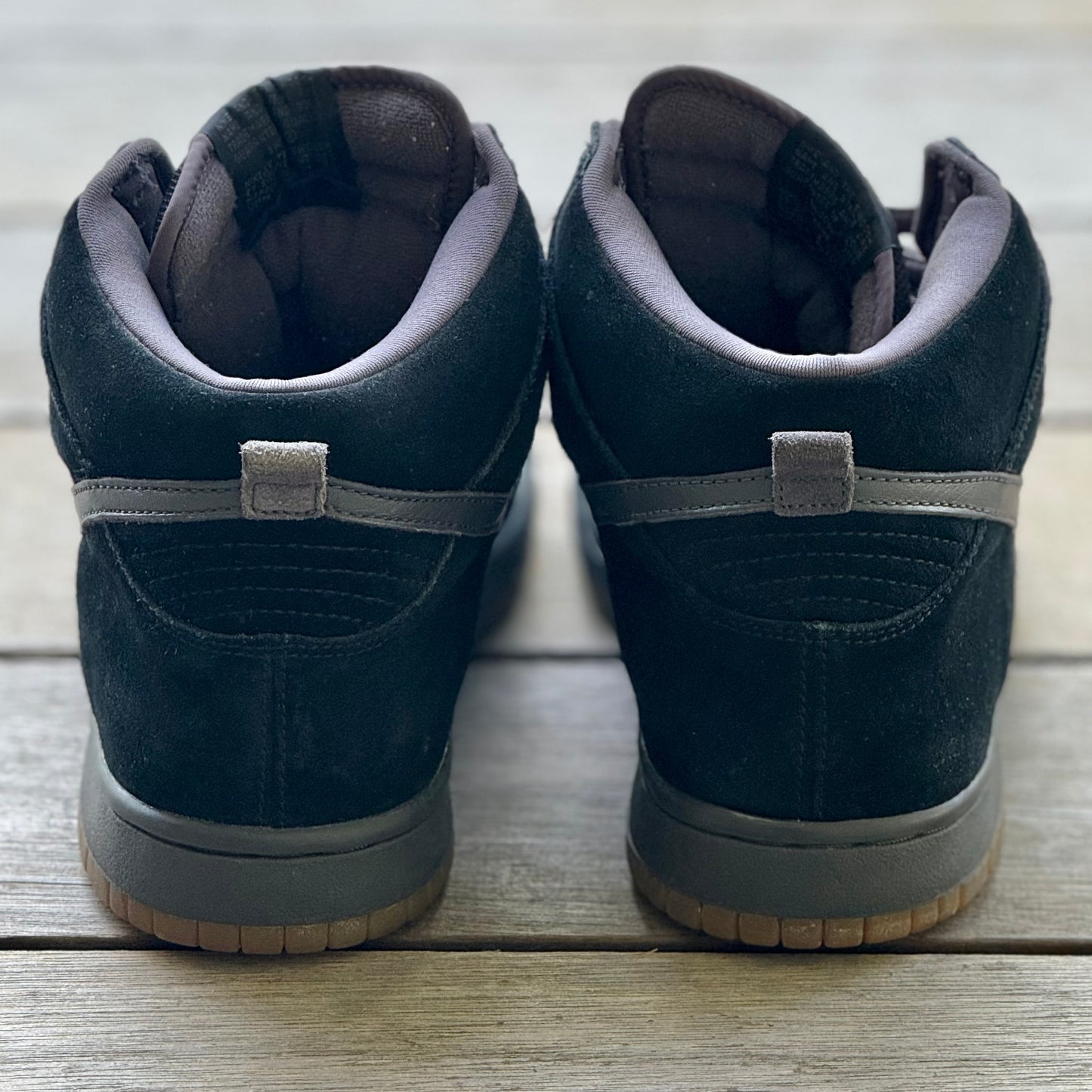 Nike SB Dunk High Black Midnight Fog Size 9.5