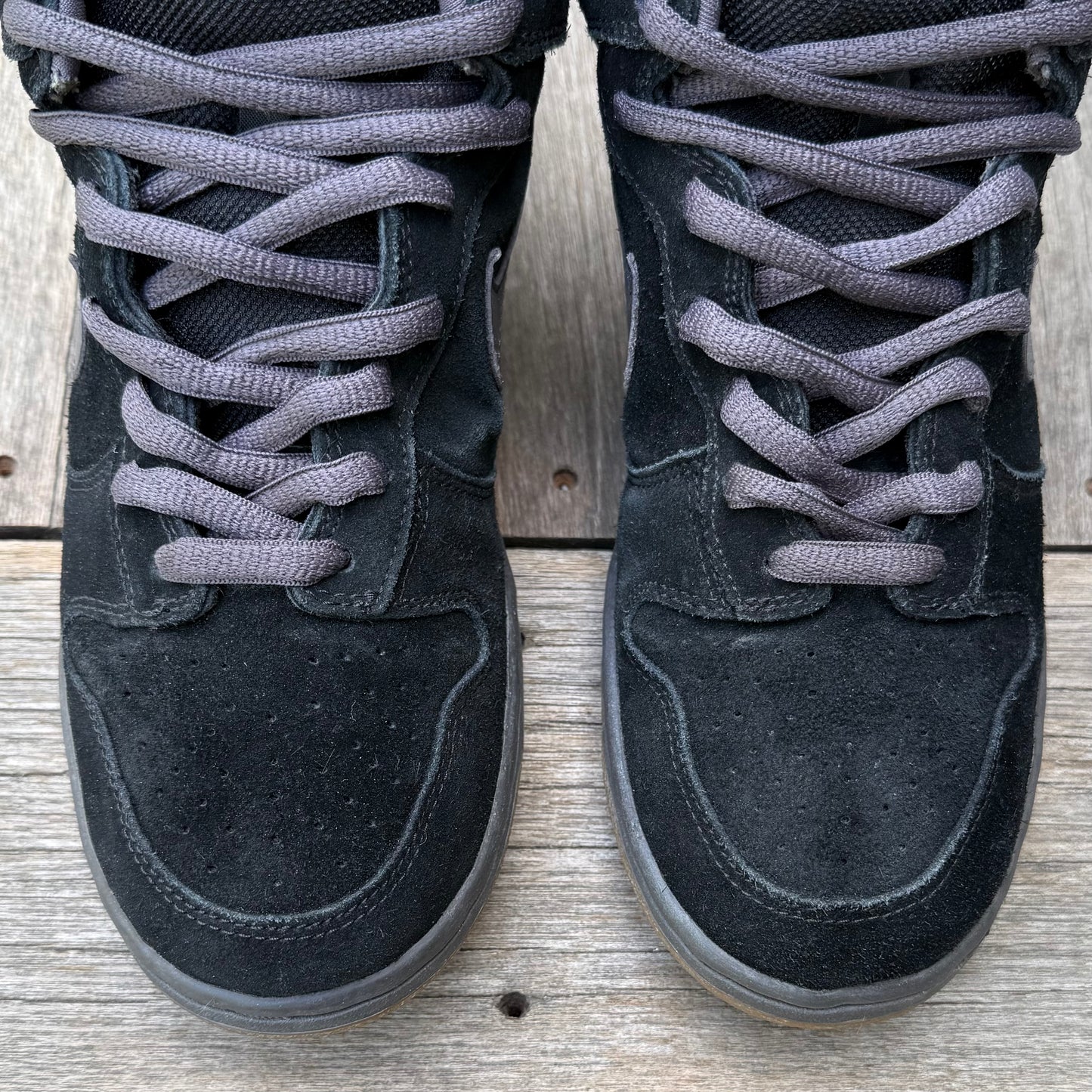 Nike SB Dunk High Black Midnight Fog Size 9.5
