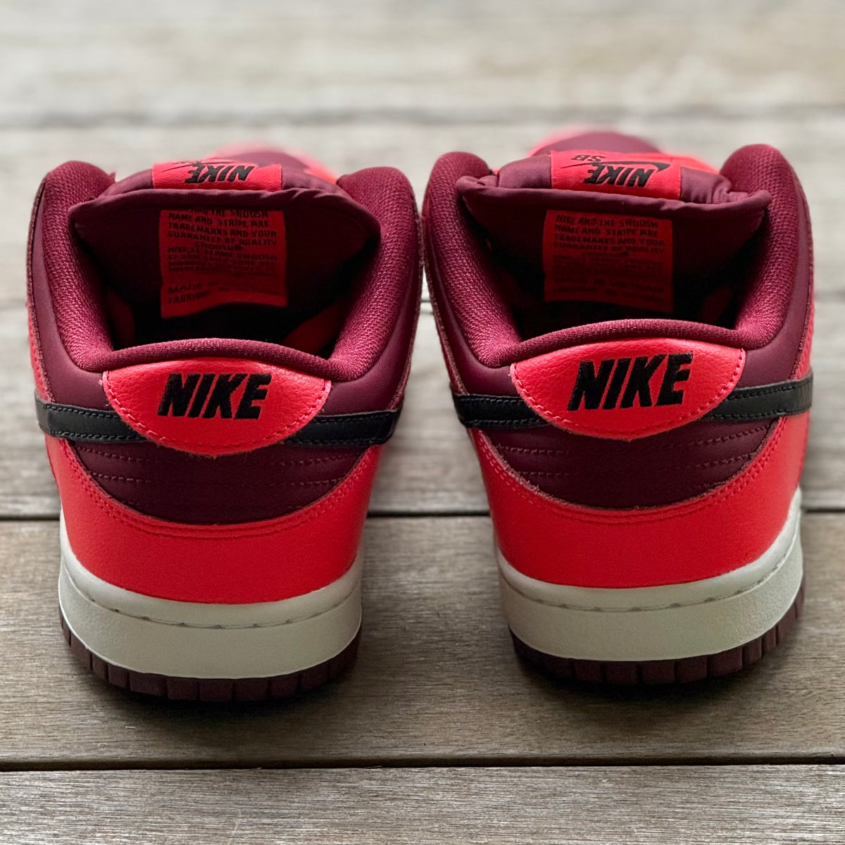 Nike SB Dunk Low Laser Crimson (SAMPLE) Size 8