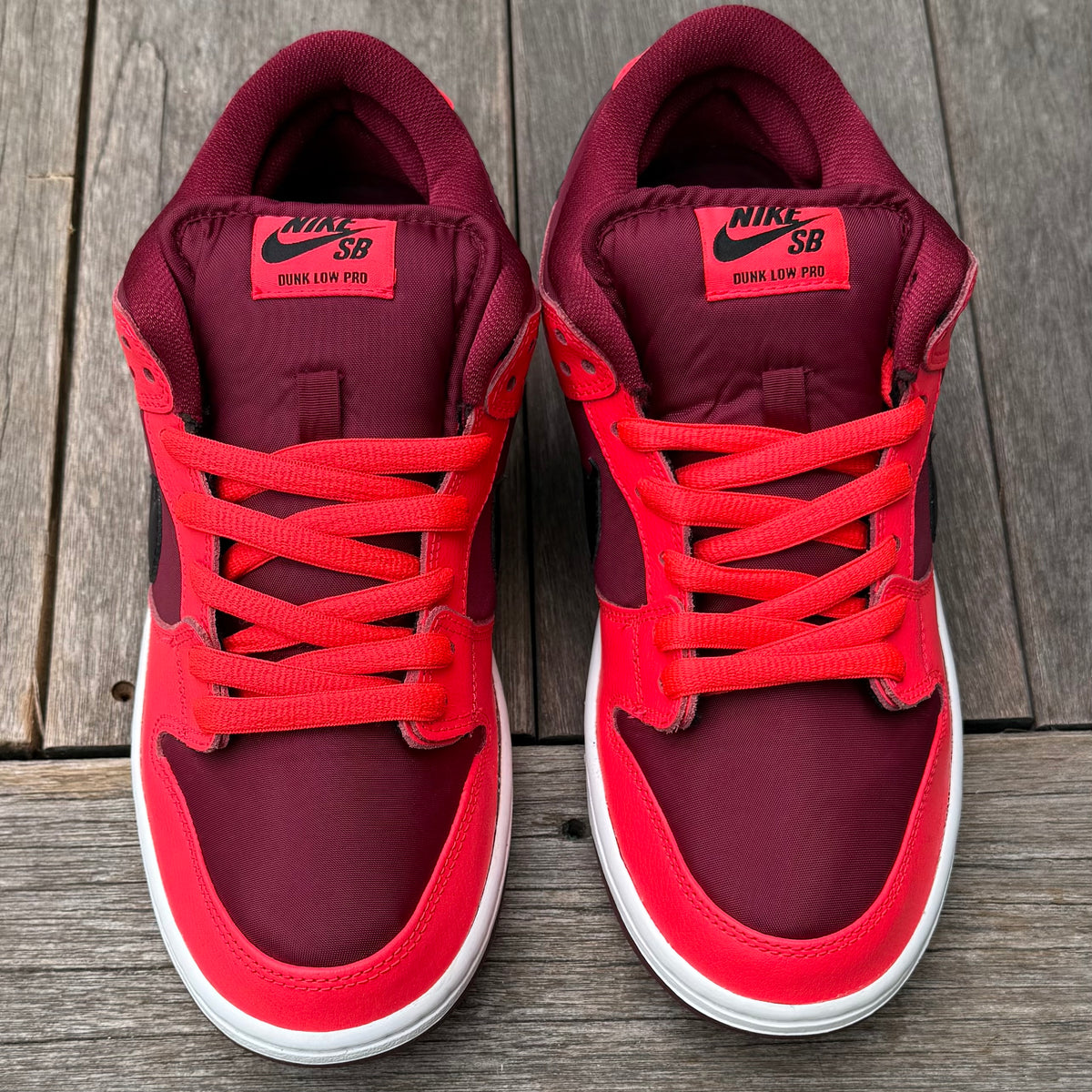 Nike SB Dunk Low Laser Crimson (SAMPLE) Size 8