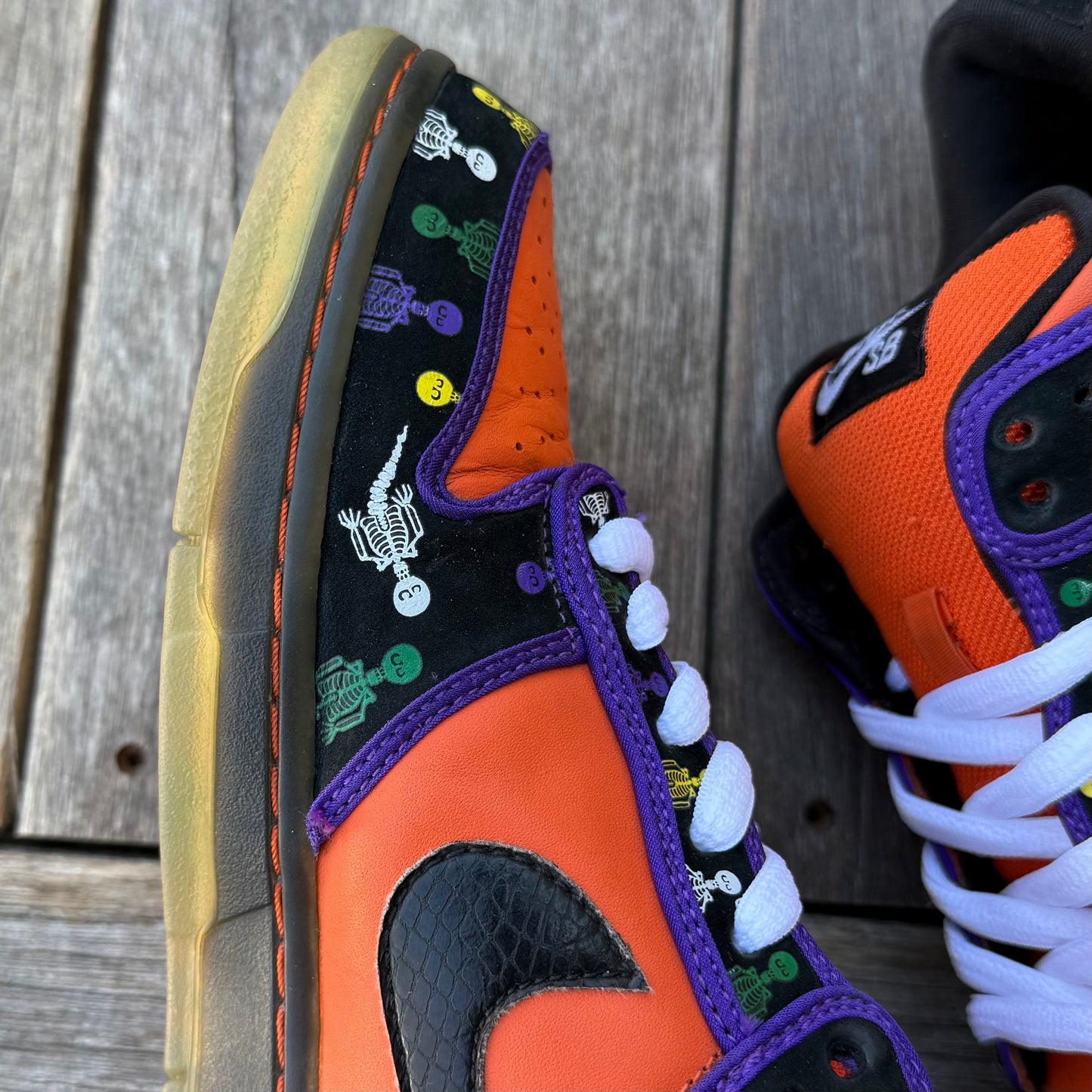 Nike SB Dunk Low Day of the Dead (DOTD) FTSS SAMPLE Size 9