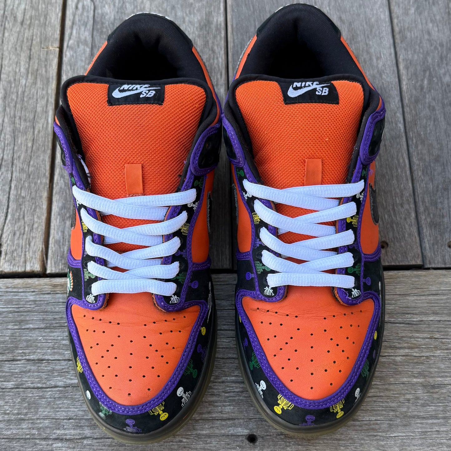Nike SB Dunk Low Day of the Dead (DOTD) FTSS SAMPLE Size 9