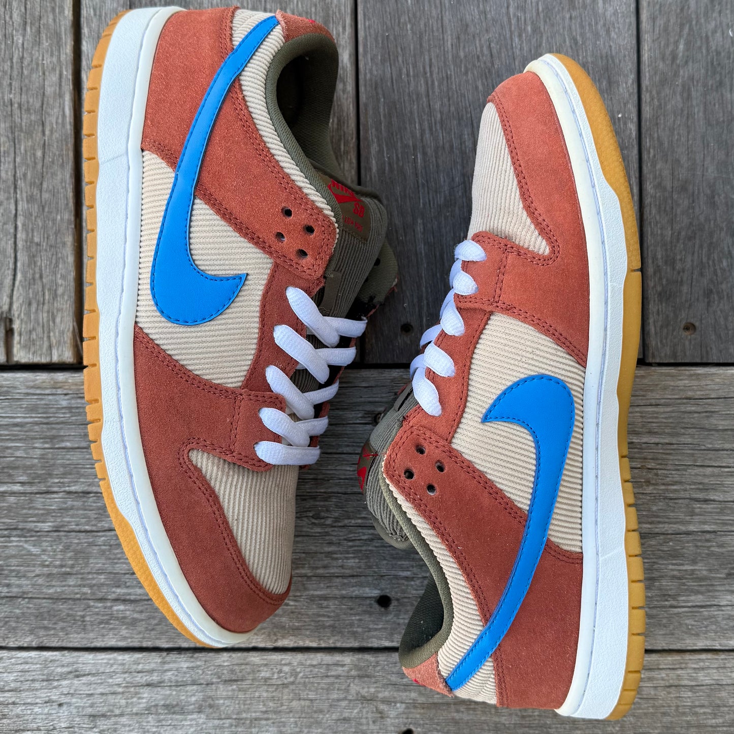 Nike SB Dunk Low Dusty Peach Corduroy Size 8.5