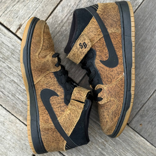 Nike SB Dunk Mid Leopard SAMPLE Size 8