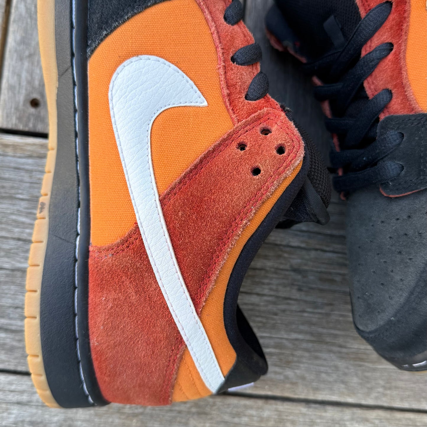 Nike SB Dunk Low Reverse RayGun Cinnabar Size 11