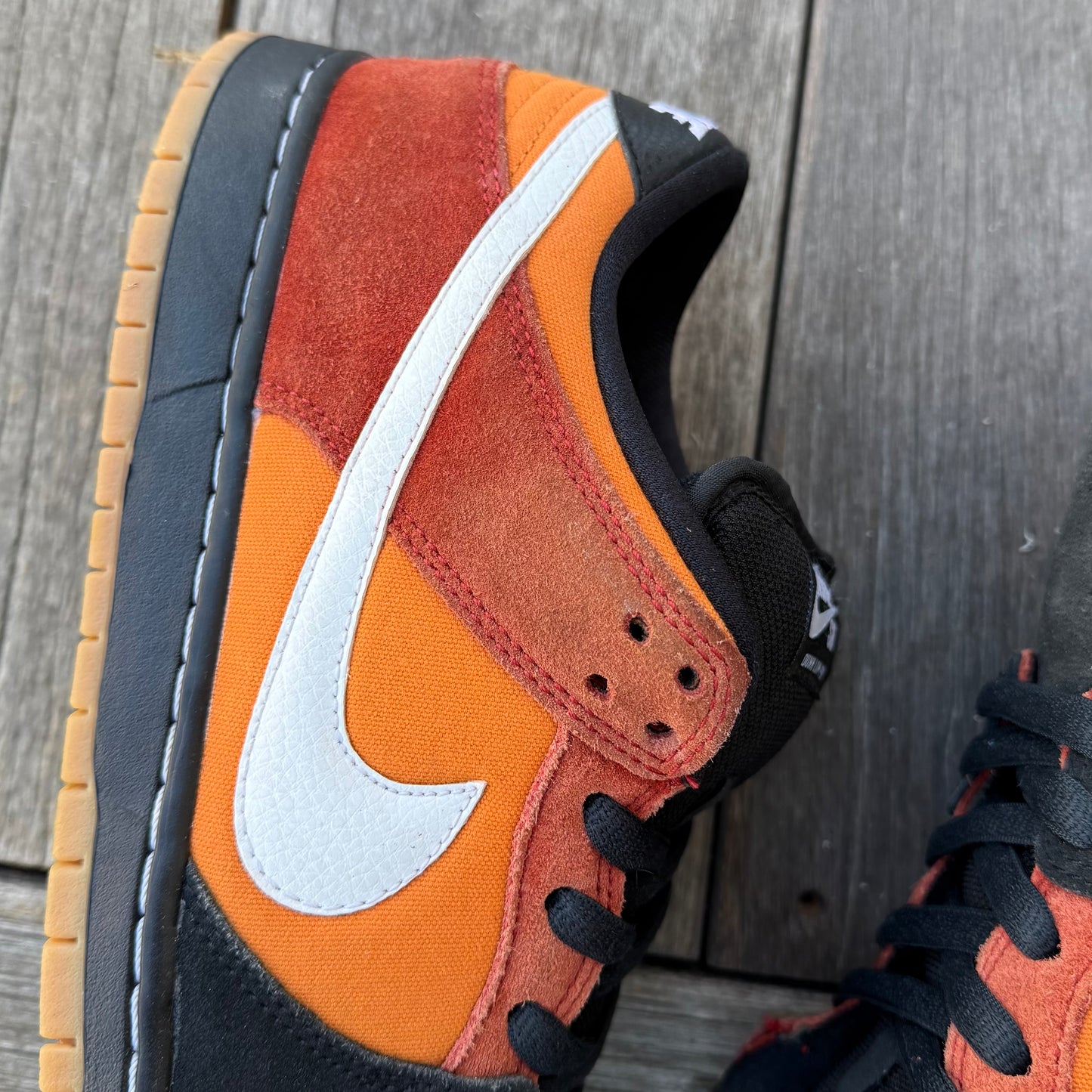 Nike SB Dunk Low Reverse RayGun Cinnabar Size 11