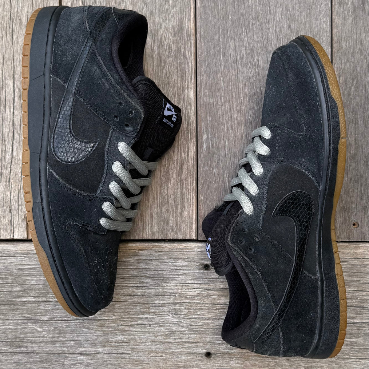 Nike SB Dunk Low Black Snake Gum Size 10