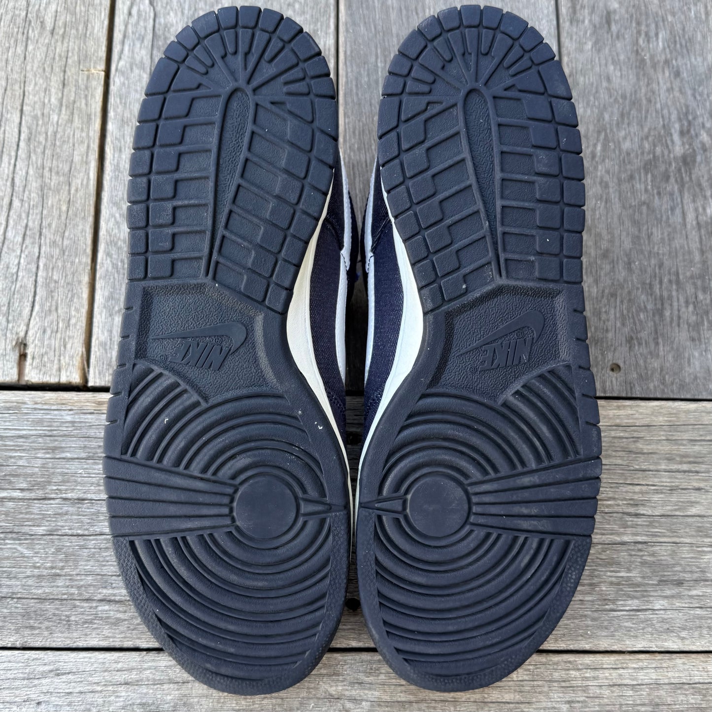 Nike Dunk Low Blackened Denim Size 13