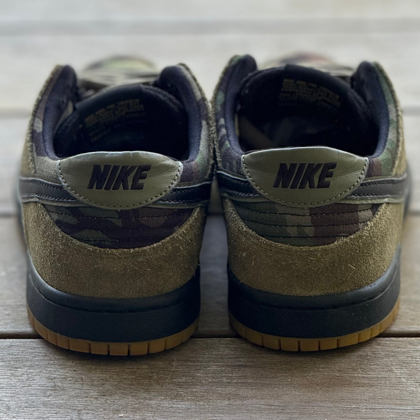 Nike SB Dunk Low Skate Camo Medium Olive Size 8.5