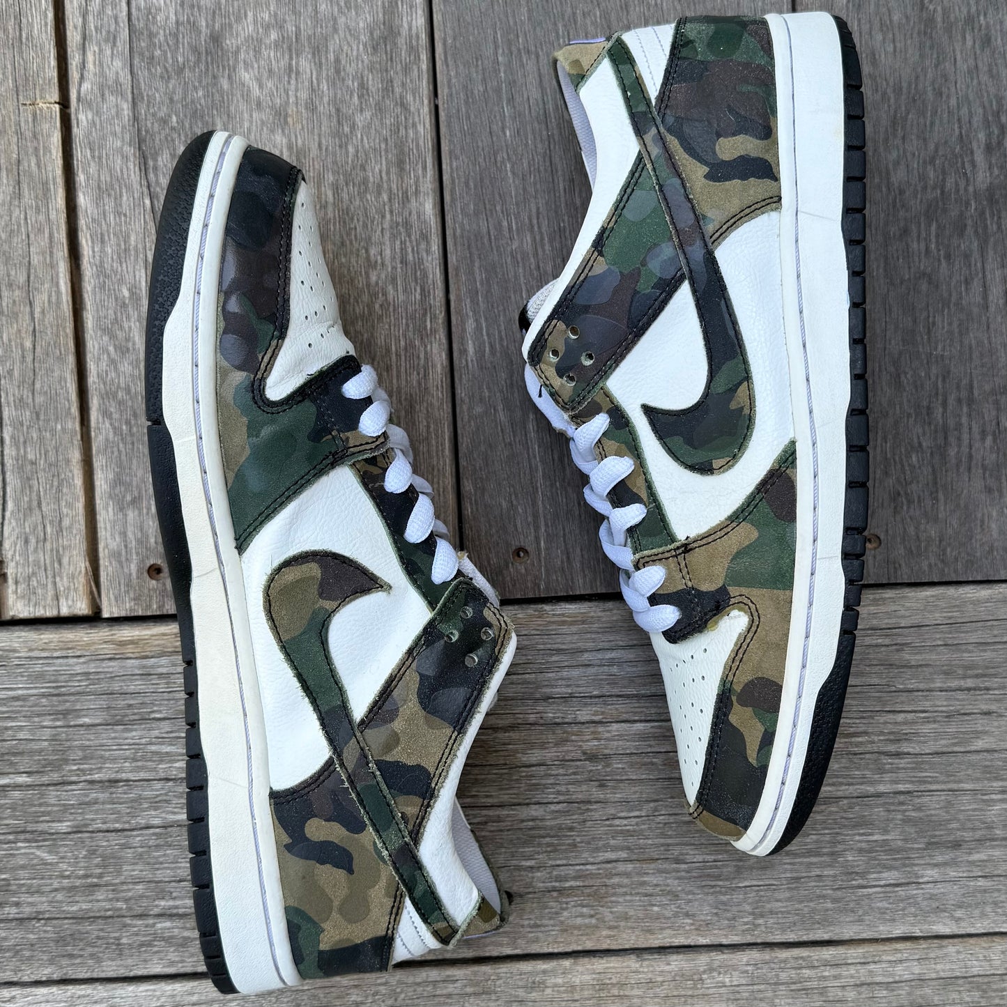 Nike SB Dunk Low Legion Green Camo Size 10.5