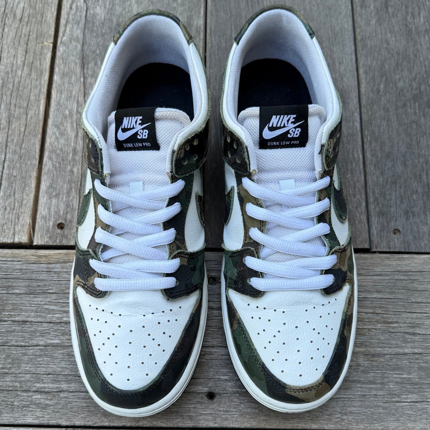 Nike SB Dunk Low Legion Green Camo Size 10.5