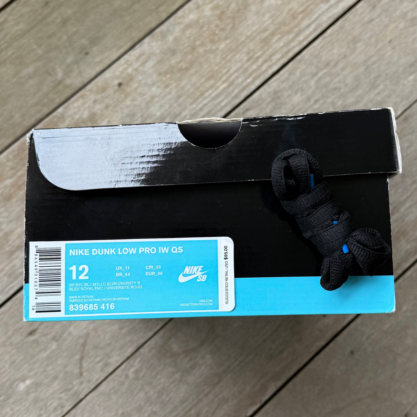 Nike SB Dunk Low BMW IW Size 12